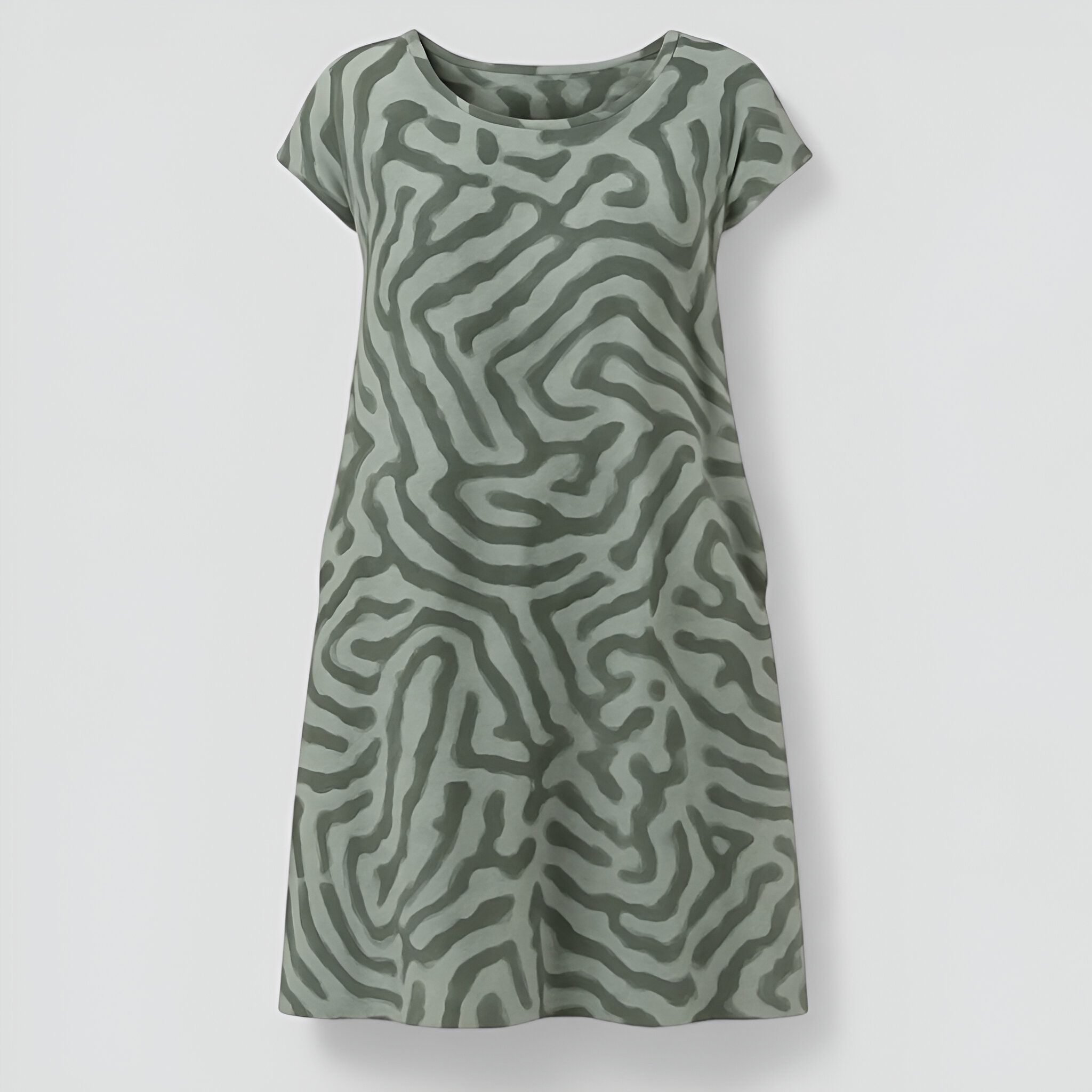 Oria | Abito Estivo Elegante Donna A-Line - Verde - abbigliamento estivo abito A-Line abito casual abito estivo fashion estate moda femminile stile estivo tessuto traspirante vestito comodo vestito donna vestito estivo - Concept Palermo