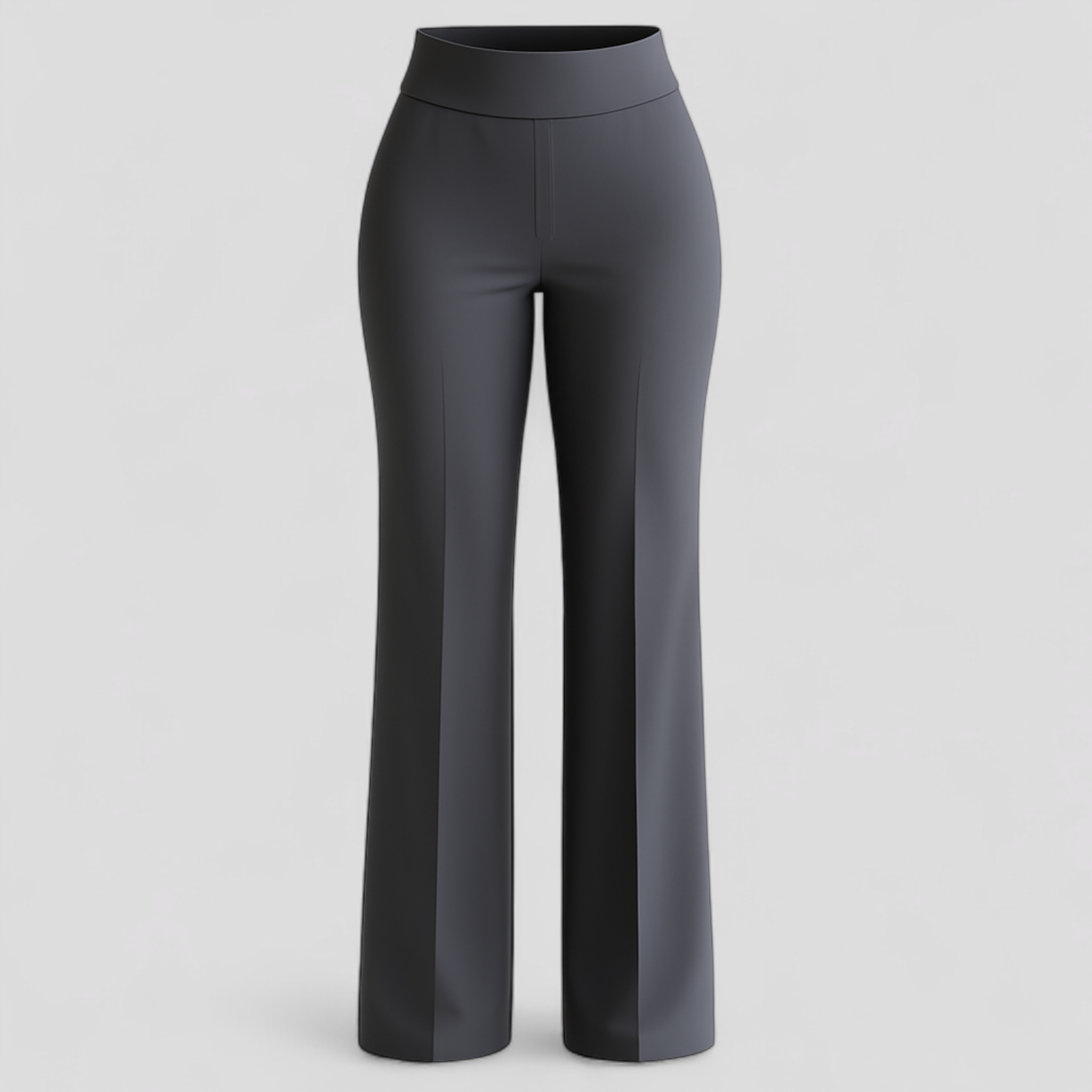 Bruna | Pantaloni Donna Confortevoli e Eleganti - Grigio chiaro - ComfortCurve pantaloni casual pantaloni confortabili pantaloni elasticizzati pantaloni eleganti pantaloni per ogni occasione pantaloni professionali pantaloni traspiranti pantaloni vita alta - Concept Palermo