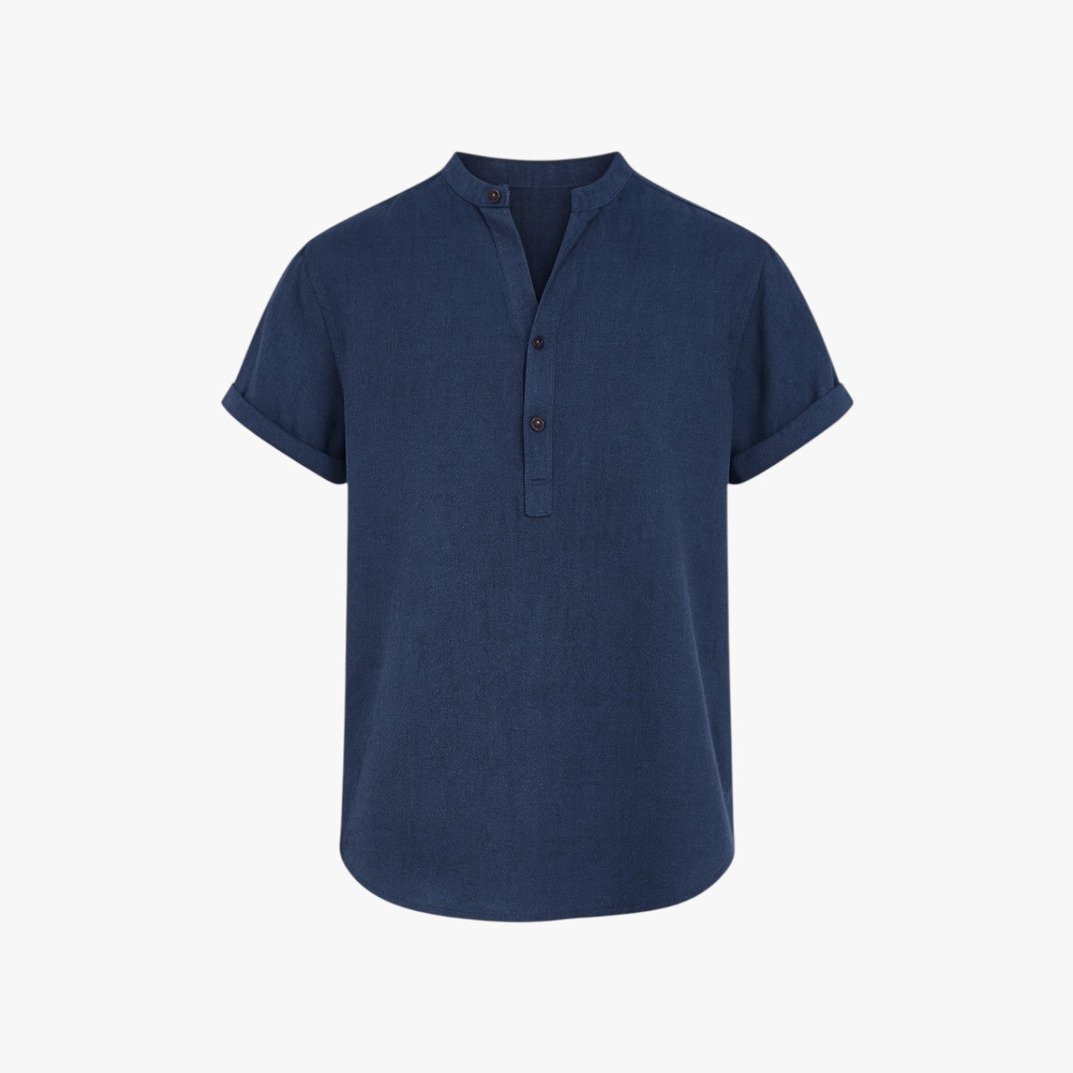 Albert | Camicia in lino da uomo - Leggerezza e stile per ogni giorno - Navy - clothes clothes men mentops Tops - Concept Palermo