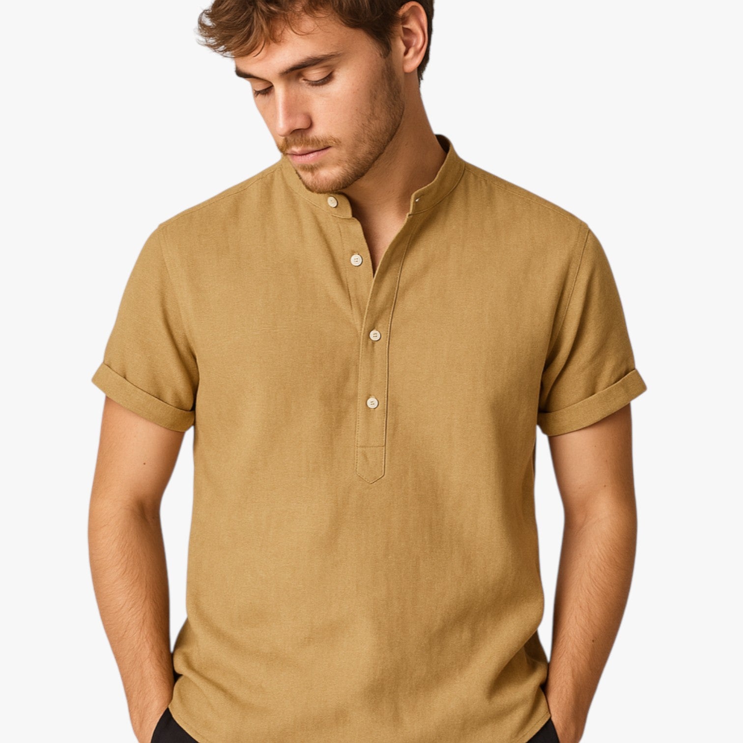 Albert | Camicia in lino da uomo - Leggerezza e stile per ogni giorno - - clothes clothes men mentops Tops - Concept Palermo