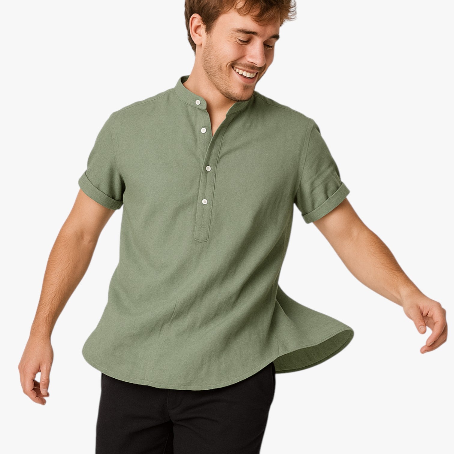 Albert | Camicia in lino da uomo - Leggerezza e stile per ogni giorno - - clothes clothes men mentops Tops - Concept Palermo