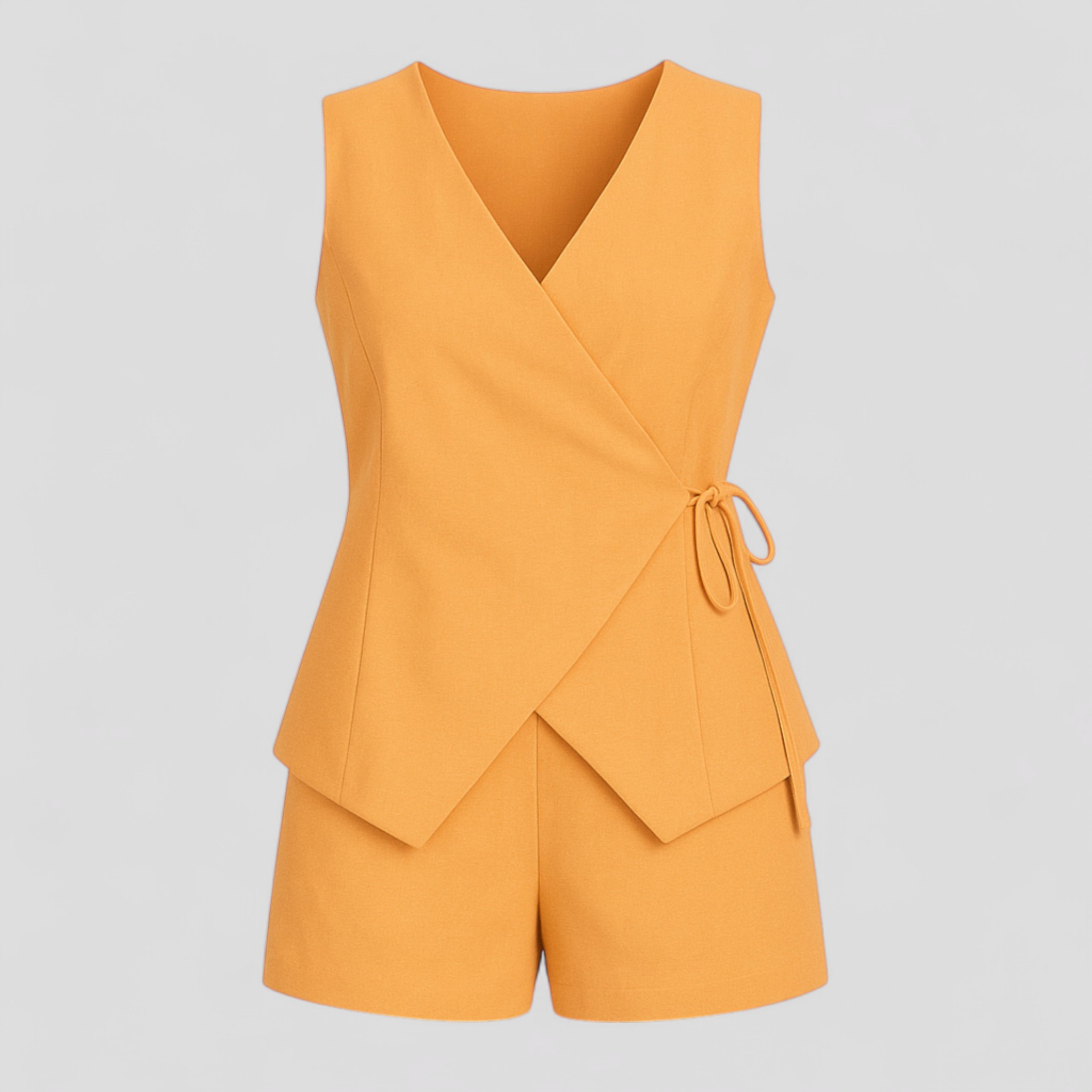 Aleece | Mono Elegante per Donna Minimalista Chic - Oro chiaro - abbigliamento casual abito elegante moda donna mono alla moda mono chic mono elegante outfit sofisticato stile minimalista - Concept Palermo