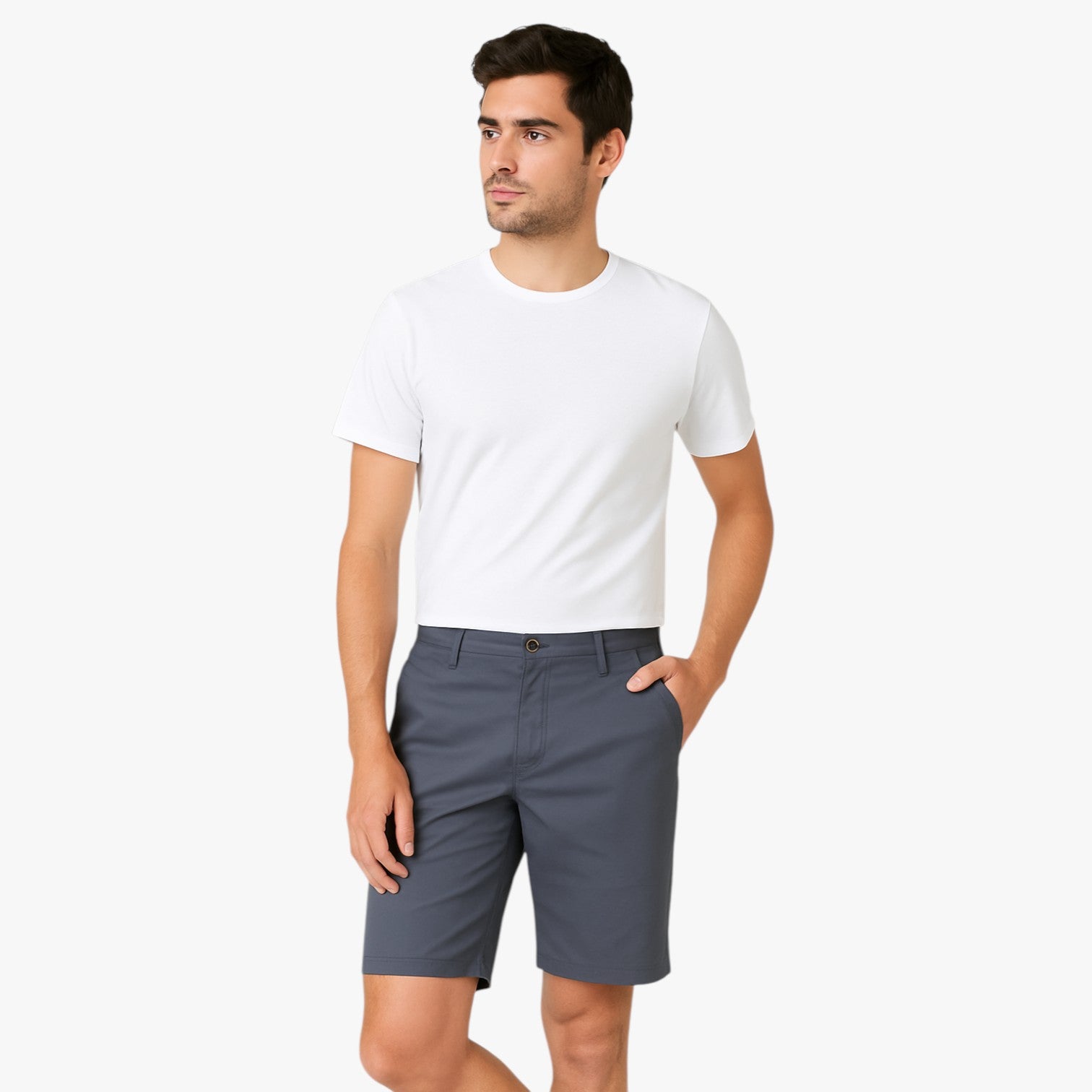 Grant | Pantaloncini da uomo in cotone elasticizzato: comfort premium per il relax - - Herren Shorts komfortable Shorts shorts for men Summer shorts - Concept Palermo
