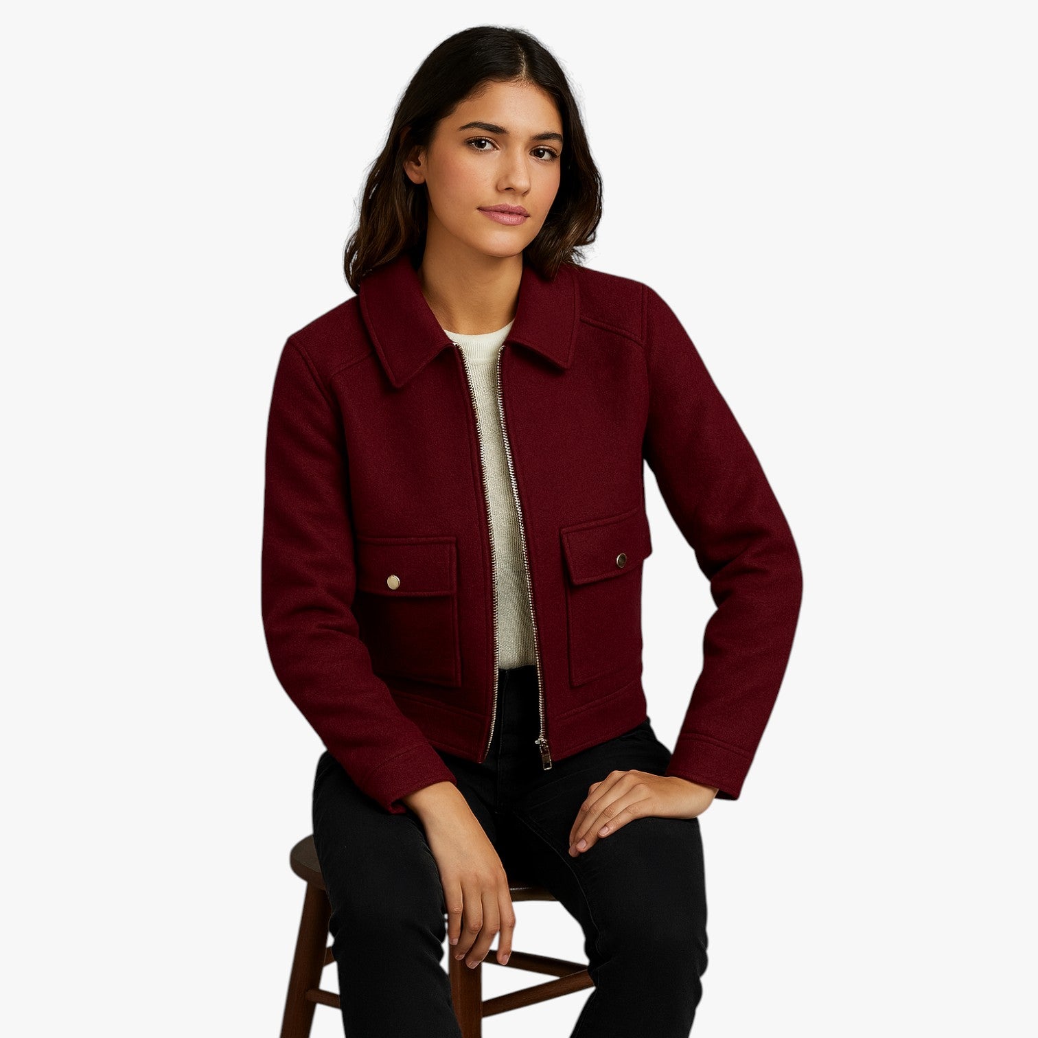 Alison | Elegante giacca invernale da strada: calda, pratica e con tasche - - coats coats for women Jackets & Coats - Concept Palermo