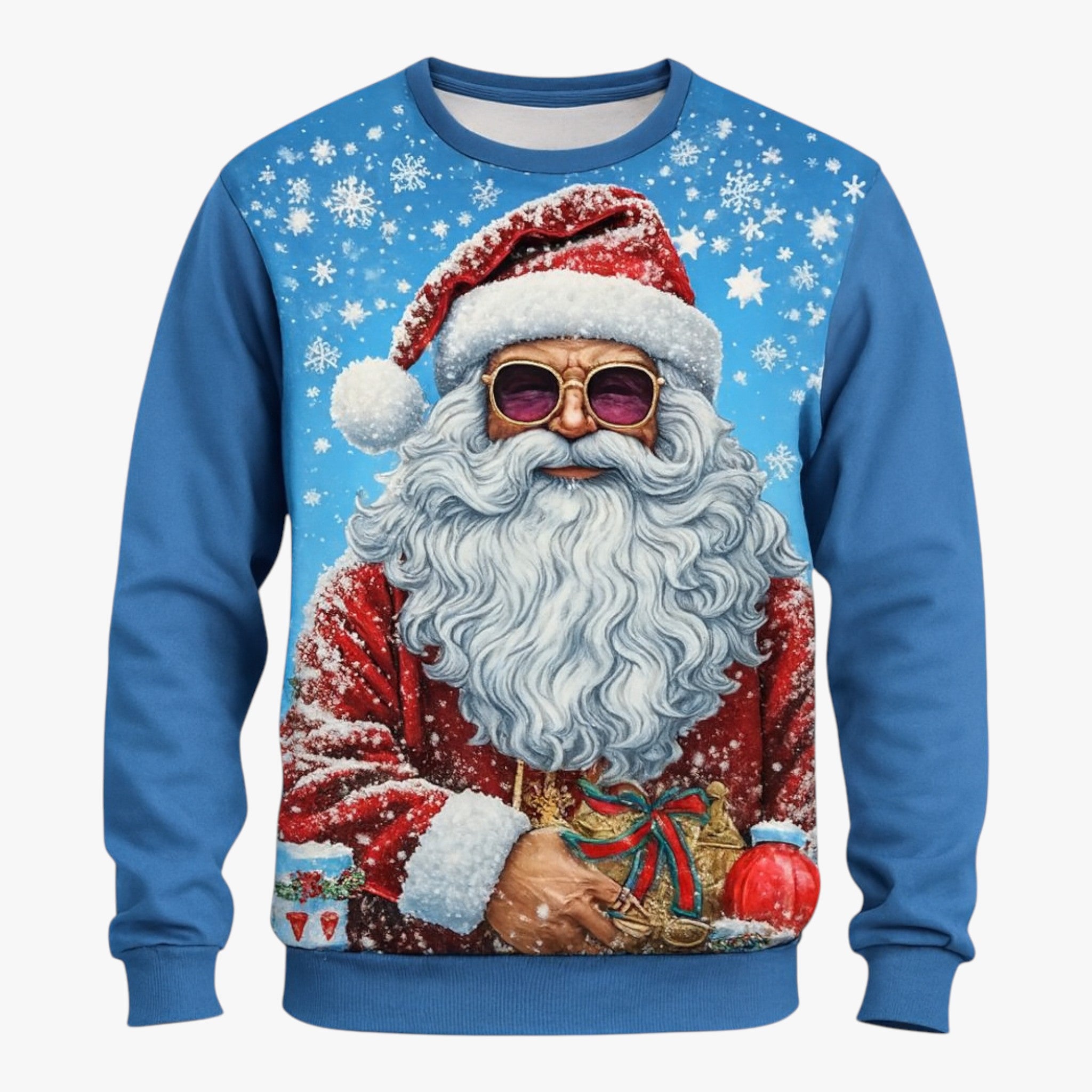 Maglione Natalizio Confortevole da Uomo con Motivo Musicale Festivo per un'Atmosfera Accogliente - - 3D-geprinte trui casual kerstmode feestdagen trui kerstsweater heren lange mouwen shirt muziekpatroon trui ronde hals sweater winter kleding heren - Concept Palermo