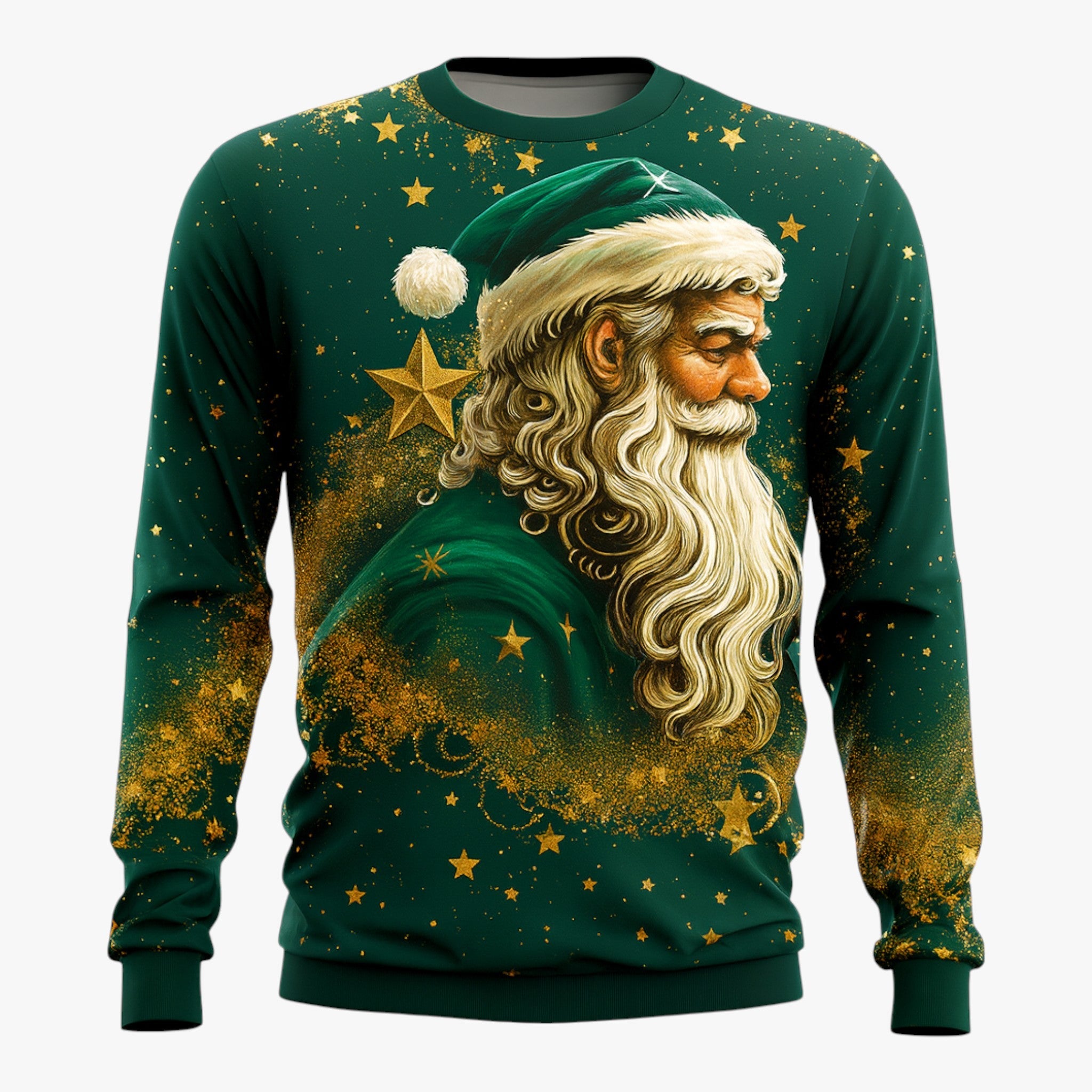 Maglione Natalizio Confortevole da Uomo con Motivo Musicale Festivo per un'Atmosfera Accogliente - Design 4 - 3D-geprinte trui casual kerstmode feestdagen trui kerstsweater heren lange mouwen shirt muziekpatroon trui ronde hals sweater winter kleding heren - Concept Palermo