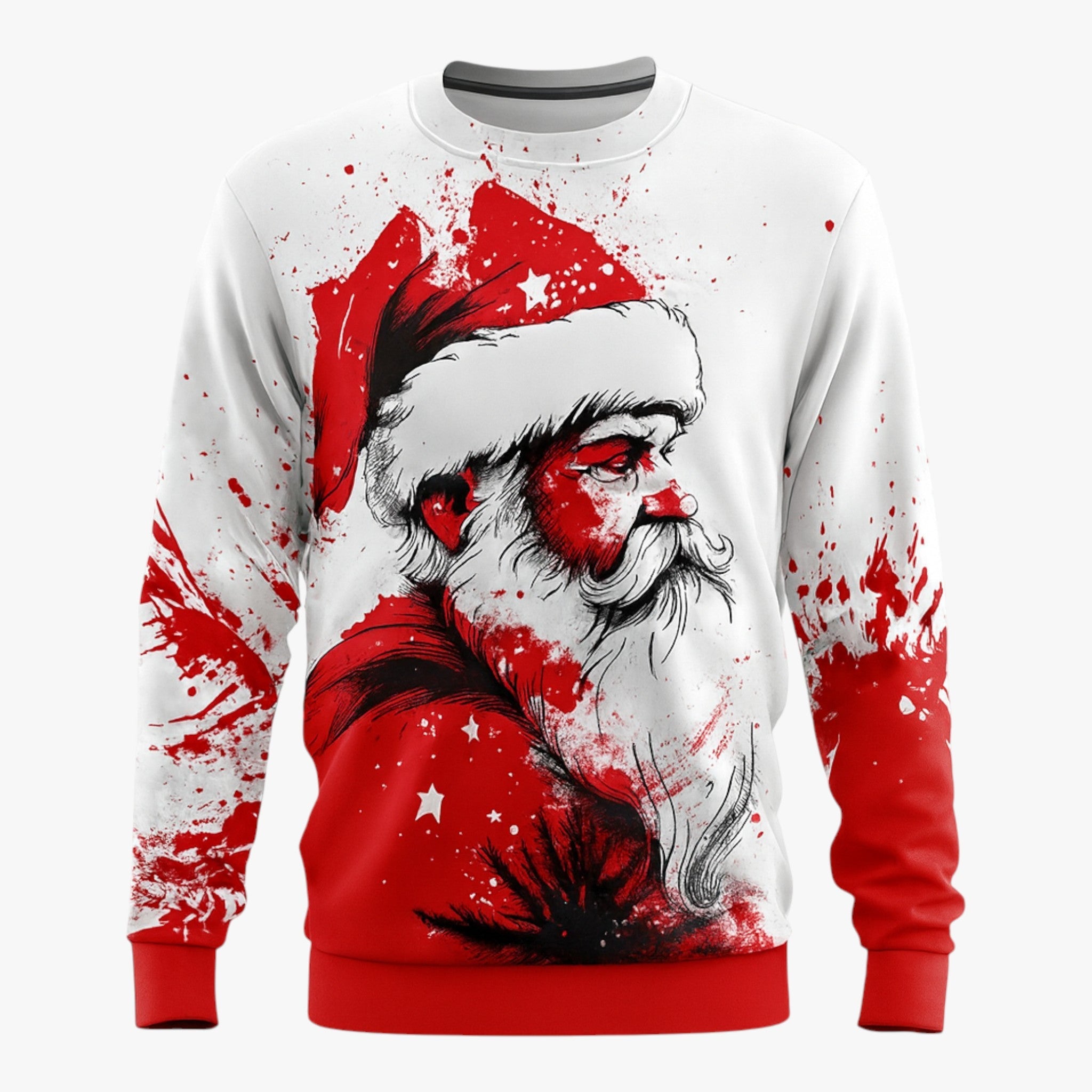 Maglione Natalizio Confortevole da Uomo con Motivo Musicale Festivo per un'Atmosfera Accogliente - Design 5 - 3D-geprinte trui casual kerstmode feestdagen trui kerstsweater heren lange mouwen shirt muziekpatroon trui ronde hals sweater winter kleding heren - Concept Palermo