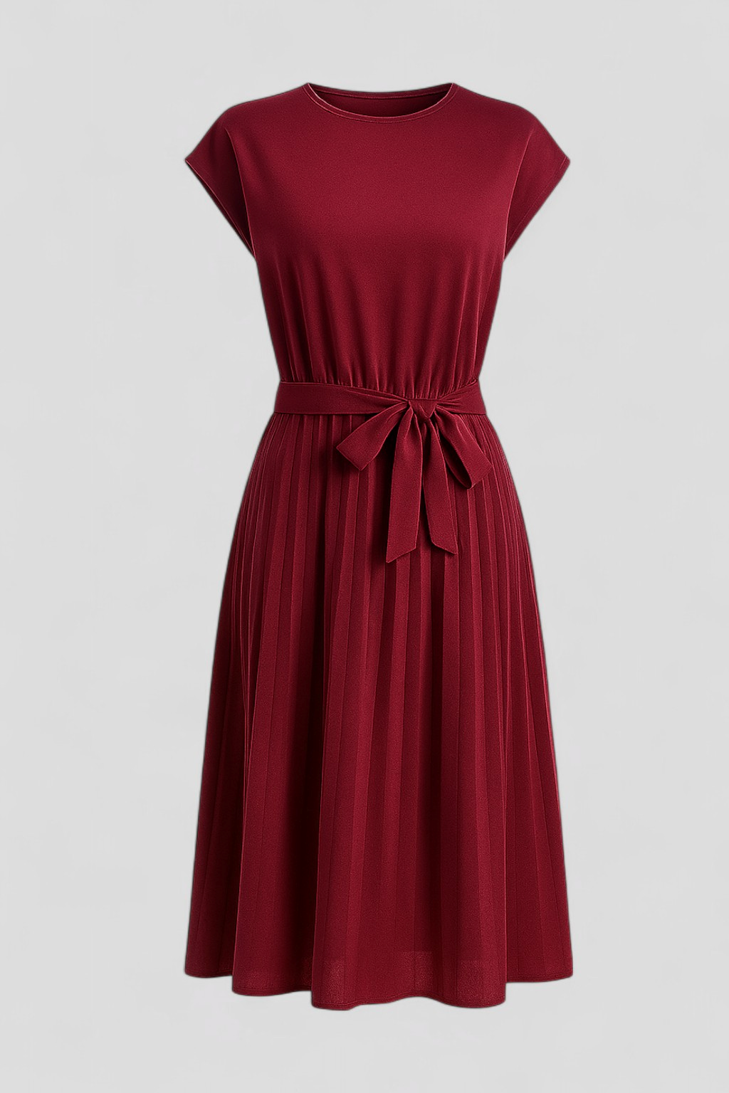 Lucia | Abito Estivo Leggero per Donna Elegante - Borgogna - abbigliamento estivo abito casual abito donna abito elegante abito estivo abito versatile fashion estivo look estivo moda estiva vestito leggero - Concept Palermo