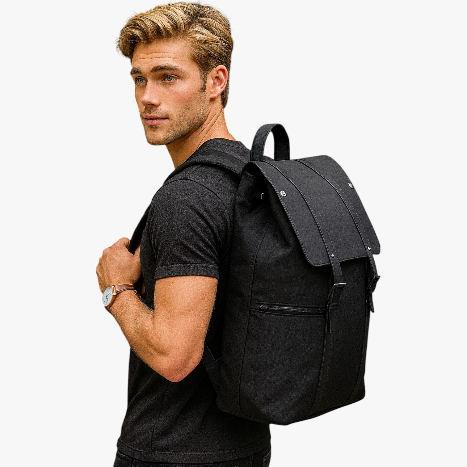 Cedric | Zaino vintage unisex – spazioso, impermeabile, perfetto per laptop e viaggi - - Backpack Bags mens bag - Concept Palermo