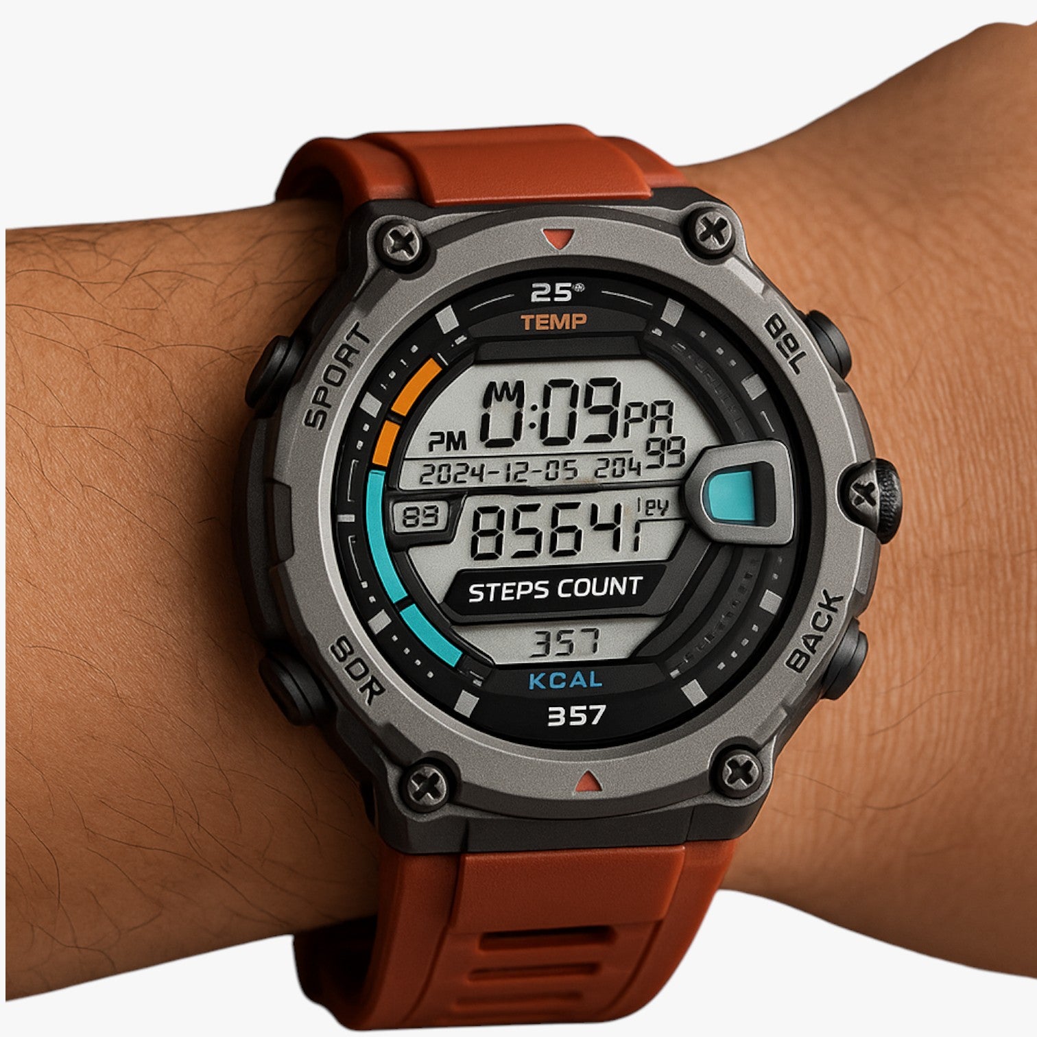 Rodrigo | Smartwatch sportivo da uomo: chiamate, GPS e bussola con un solo tocco - - Smart Watches watch watch for men WATCHES FOR MEN - Concept Palermo