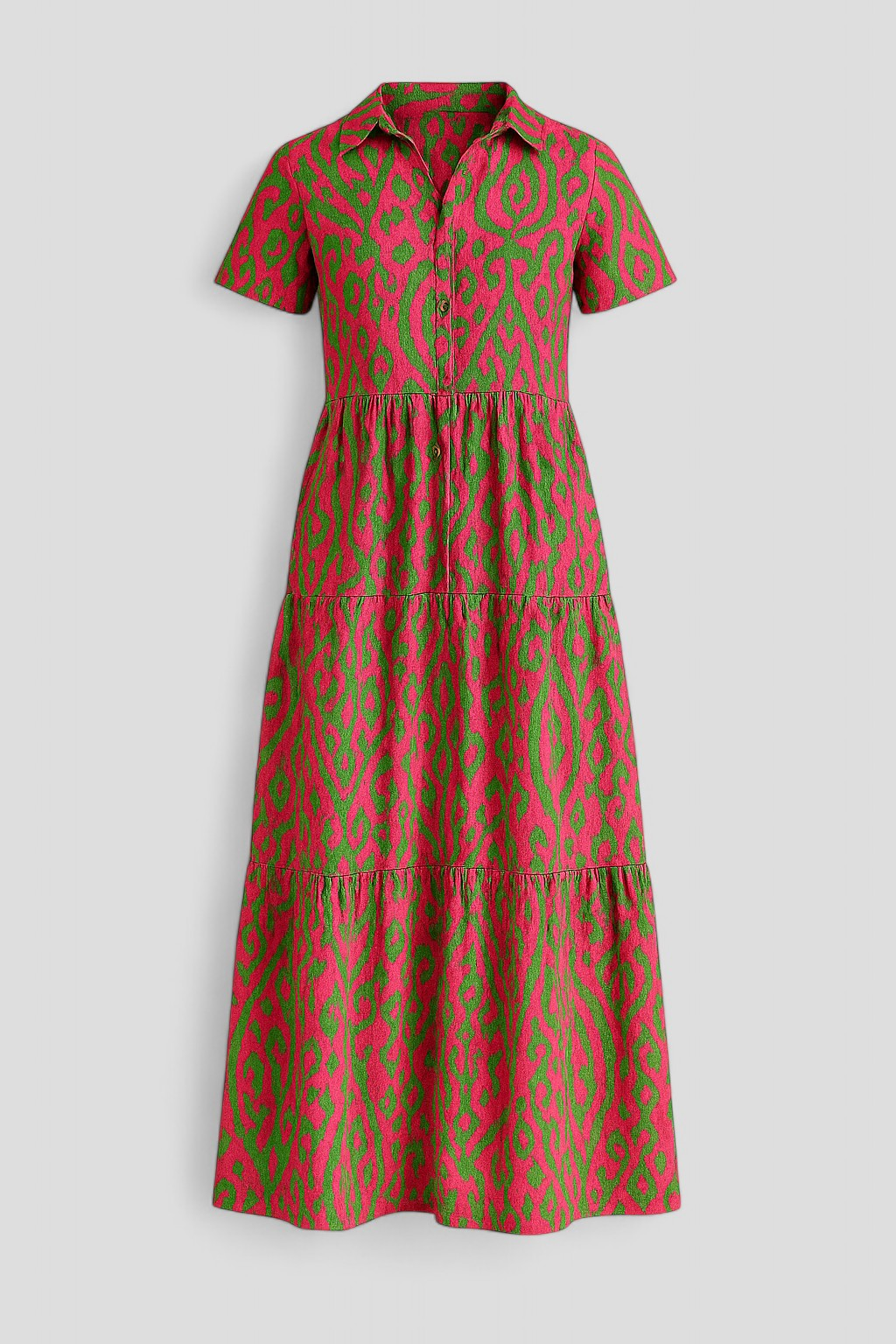 Armani | Abito Estivo Lungo Donna Con Tasche - Porpora - abito casual femminile abito estivo con tasche abito facile da abbinare abito maxi donna abito v-collo corto abito versatile maxi dress senza maniche vestito autunnale vestito estivo comodo vestito lungo elegante - Concept Palermo