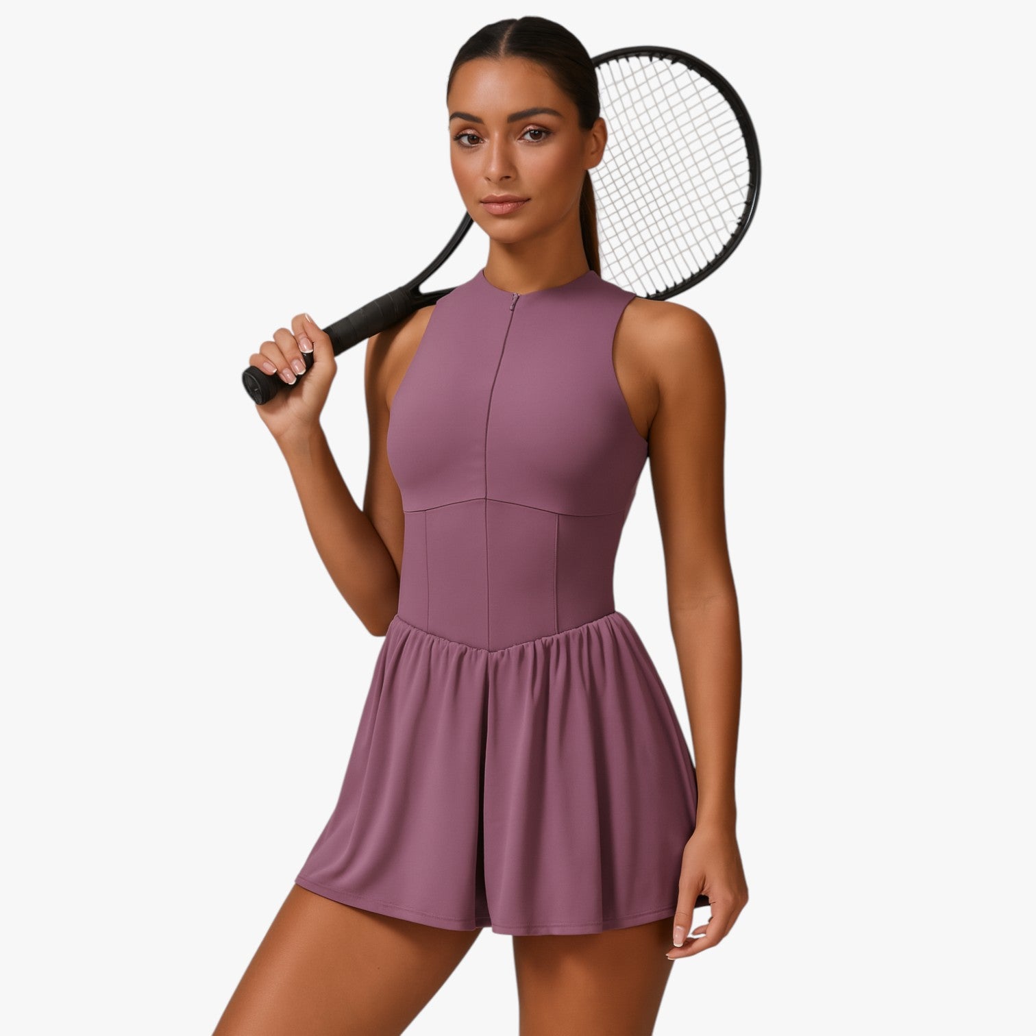 Athena | Completo gonna da tennis con reggiseno push-up incorporato - - women clothes women set clothes women sportswear - Concept Palermo