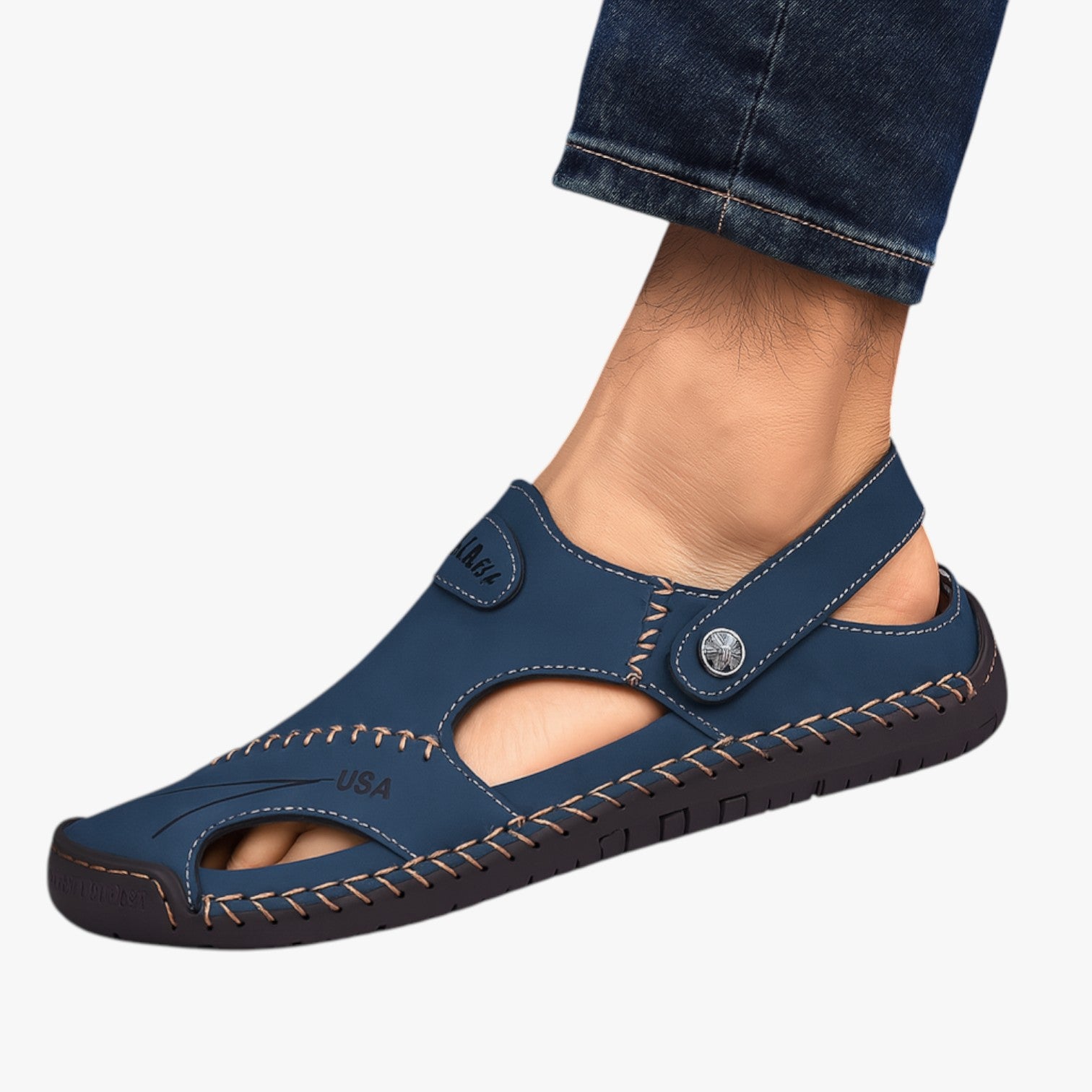 Owen | Sandali estivi da uomo - Pelle traspirante e suola antiscivolo per un tocco di stile - - casual sandals stylish sandals women sandals - Concept Palermo