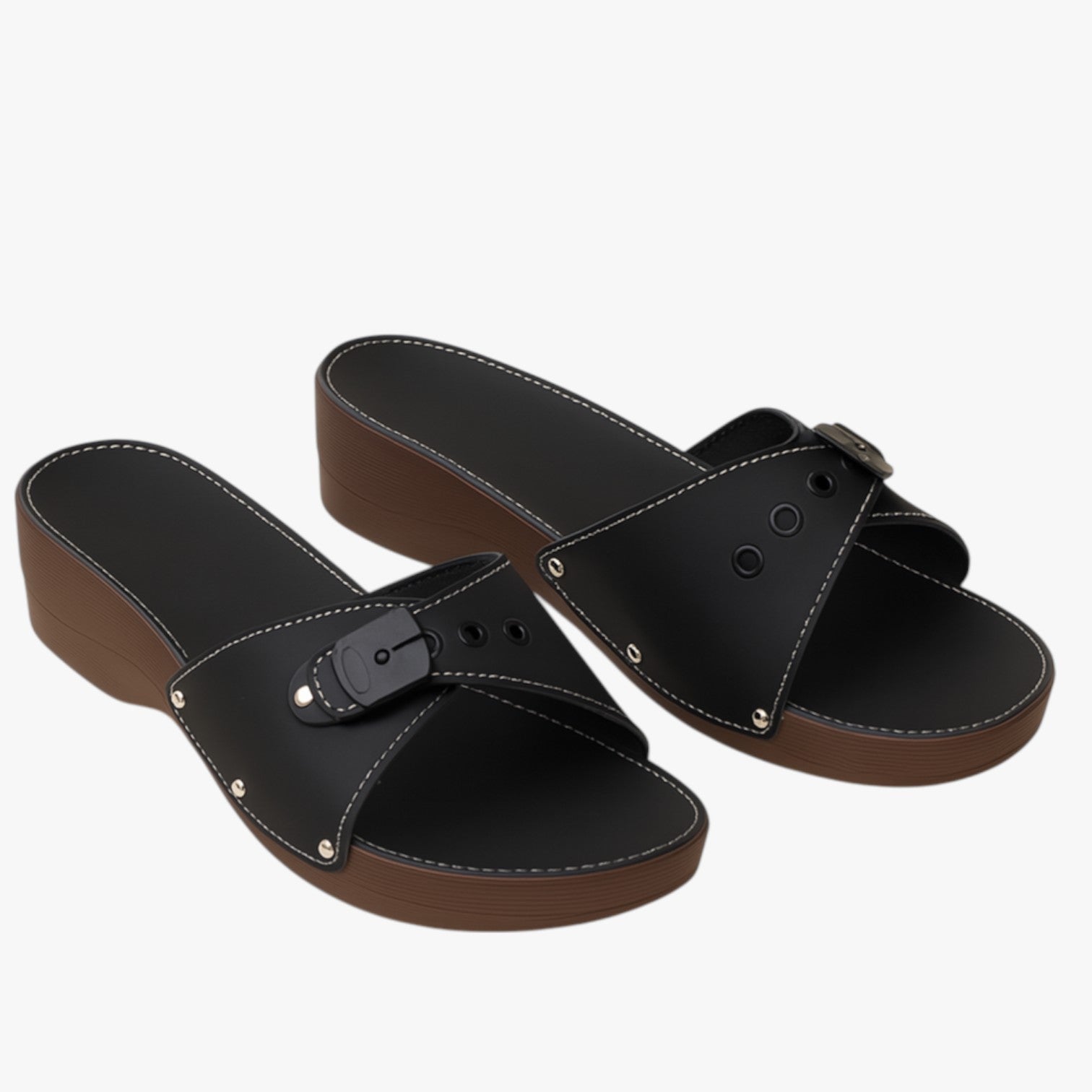 Cassandra | Eleganza estiva e comfort morbido ad ogni passo - Black - breathable sandals casual sandals easy wear sandals fashion sandals women sandals - Concept Palermo