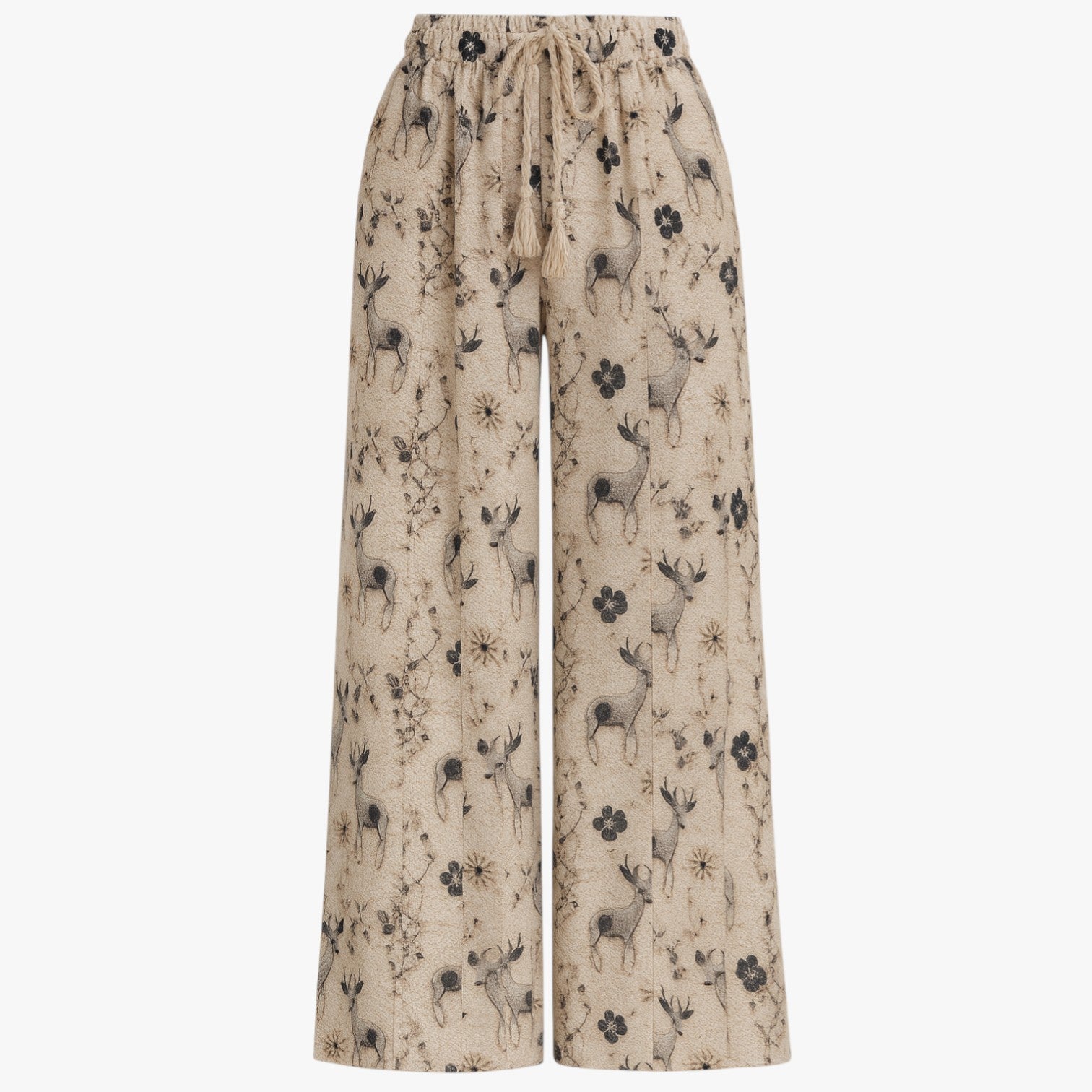 Cheryl | Pantaloni estivi in chiffon con tasche – Leggeri e casual - Beige - pants pants for women women pants - Concept Palermo
