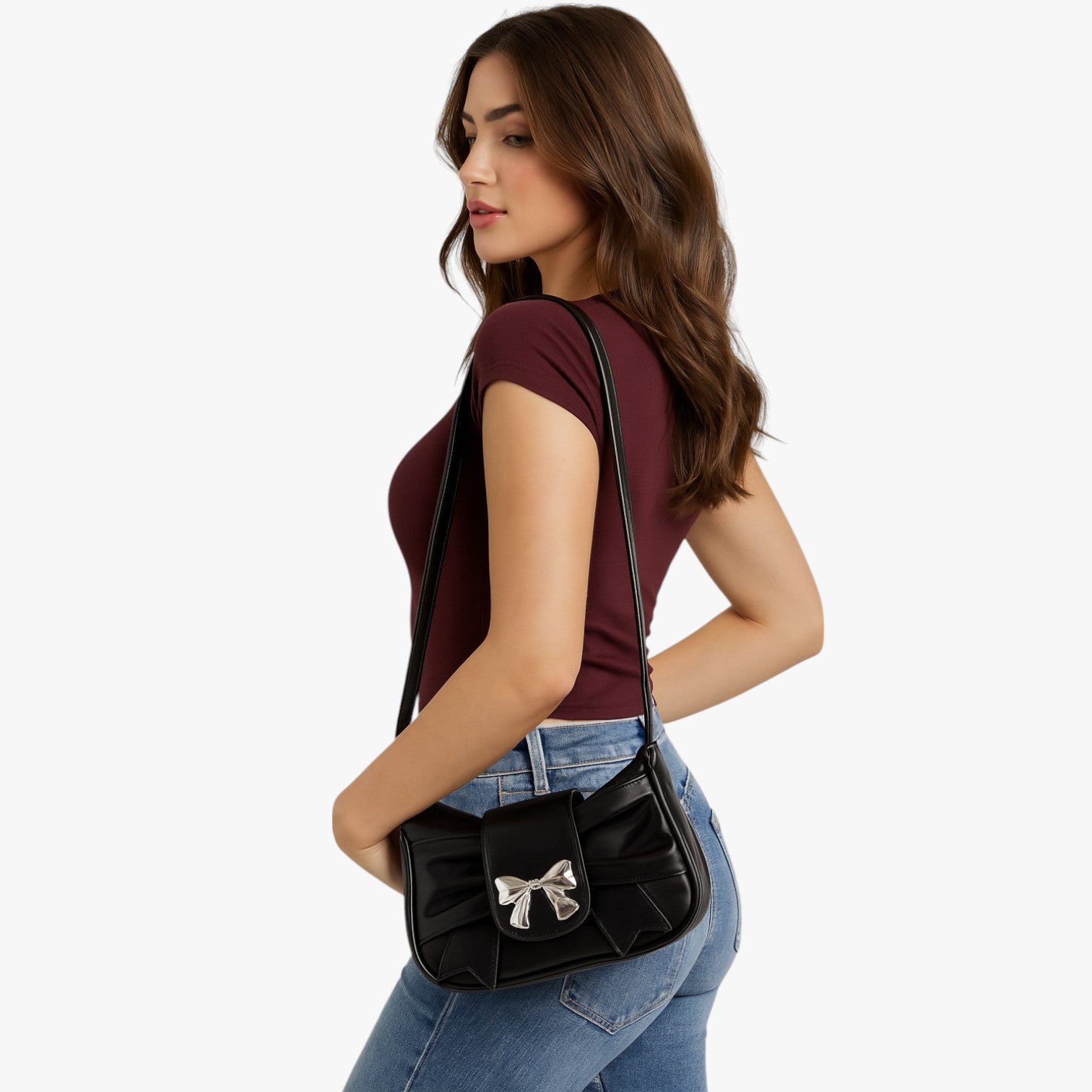Alilie | Pochette elegante da donna – Borsa compatta ed elegante - - Bags Shoulder Bags Women's shoulder bag - Concept Palermo
