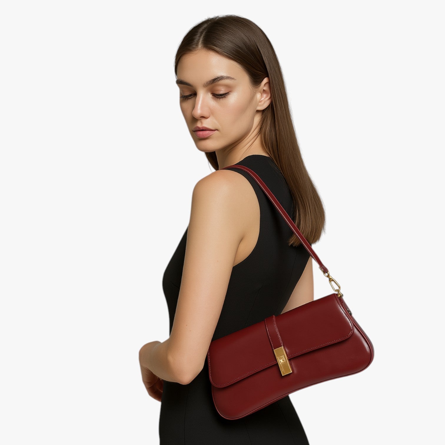Alaia | Borsa Baguette in Vera Pelle di Lusso - - bag Bags handbags Shoulder Bags women bags Women's handbags - Concept Palermo