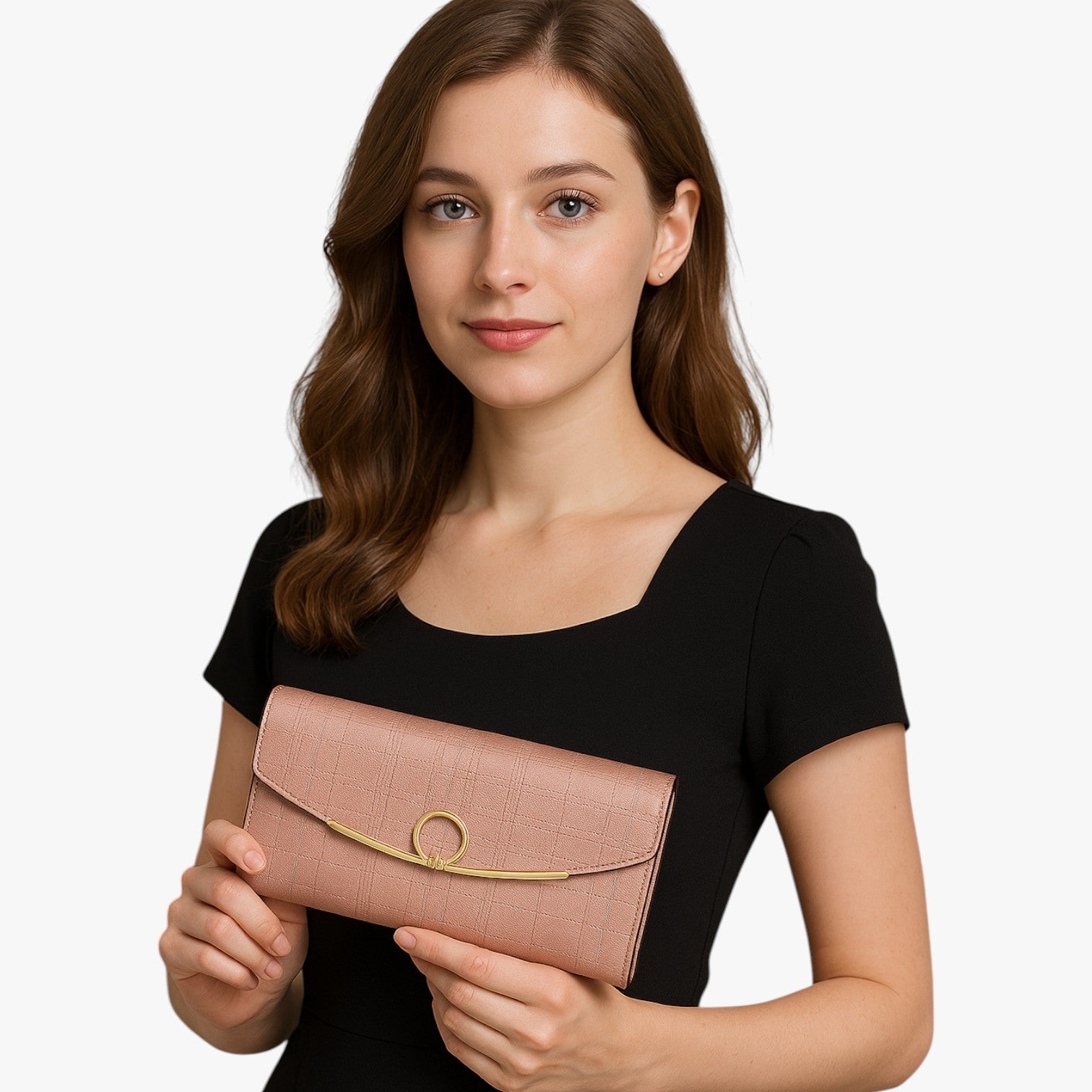 Zariyah | Elegante portafoglio lungo in pelle con grande capacità - - elegant wallet wallet wallets womens wallet - Concept Palermo