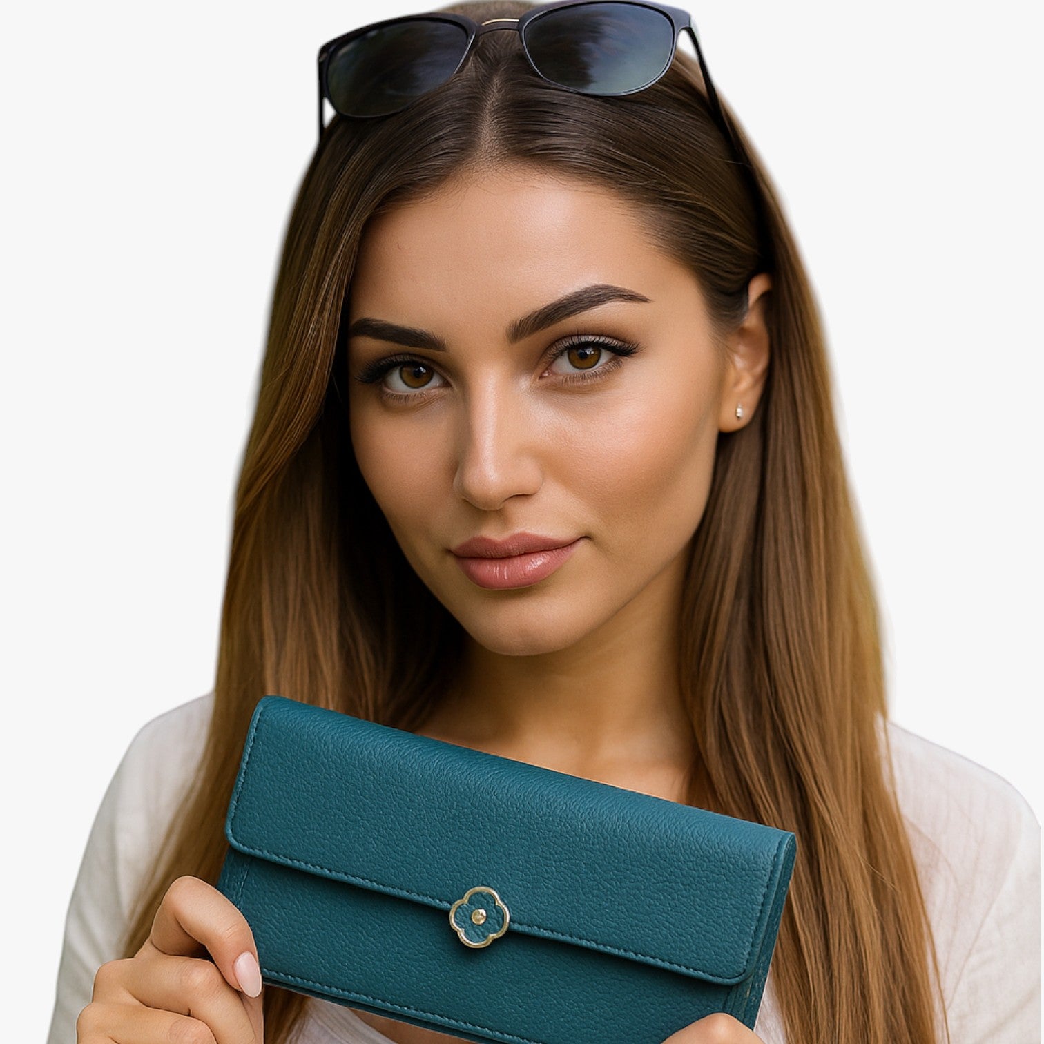 Anahi | Portafoglio da donna in vera pelle, eleganza e funzionalità - - wallet womens wallet - Concept Palermo