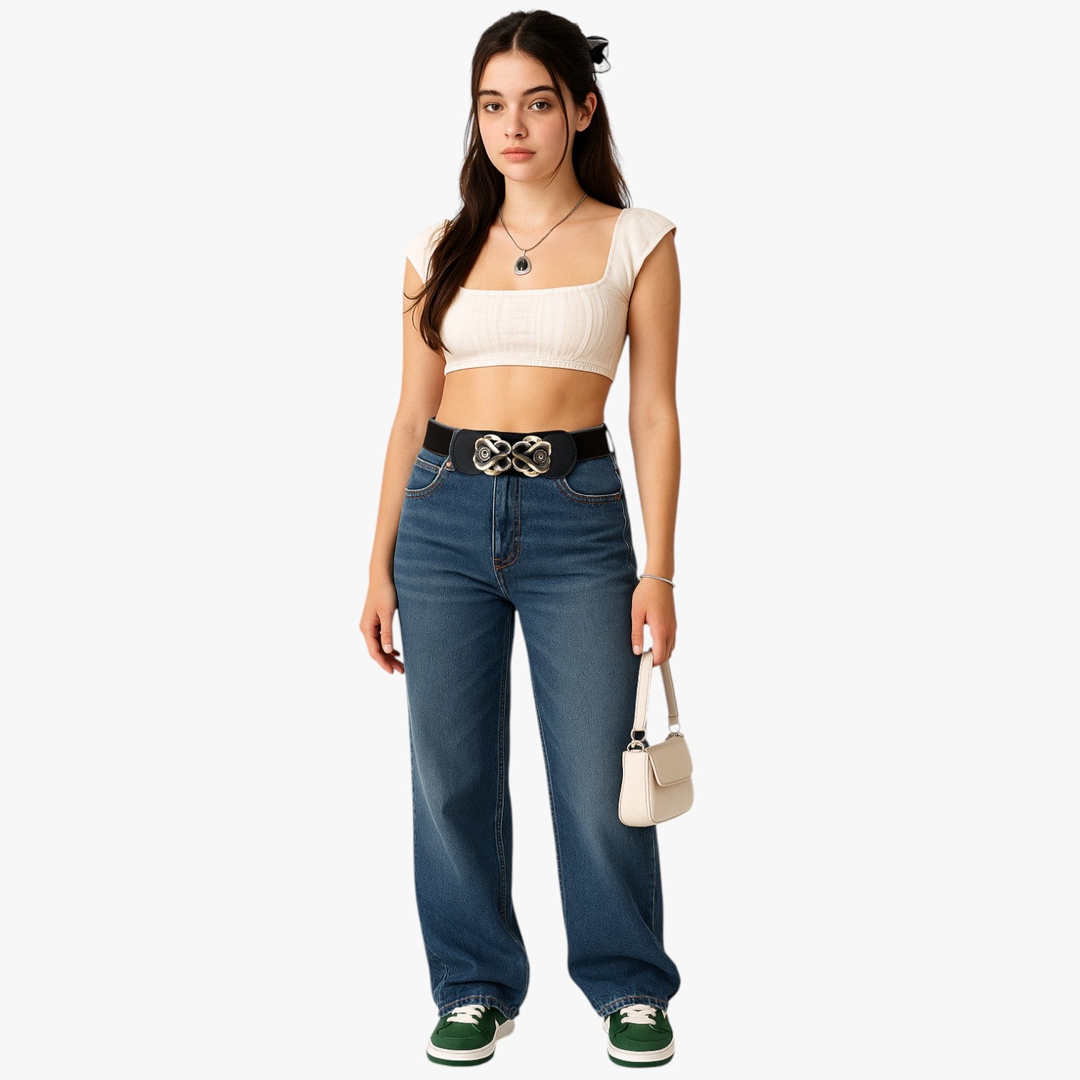 Jenna | Cintura elastica decorativa per abiti e giacche - - Belts waist belt for women Womens belt - Concept Palermo