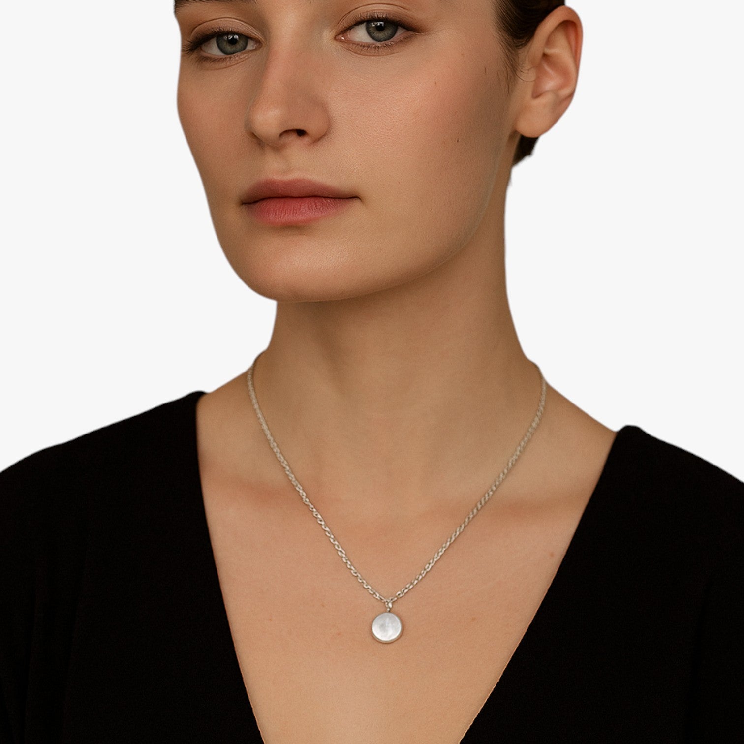 Evelynn | Collana Choker con Perla in Argento 925 - - elegant womens necklaces Fashion Necklaces necklace NECKLACES Necklaces for Women - Concept Palermo