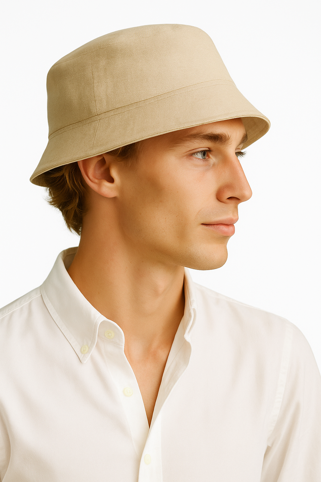 Luca | Cappello a secchiello da uomo in lino beige - - beach_styles bundle:bw24all BW-2024-ALL-PRODUCTS BW24_20 FIRST_TIME gender:male look-products:synced Loop_hat no-collection:2024-11-25_2024-12-02 ranked-handles:synced Return Reason - Defult 01 summer-deals-2024-men summer-men-2024 summer-men-collection-2024 type:hat YCRF_all-products YGroup_tech-linen-hat - Concept Palermo