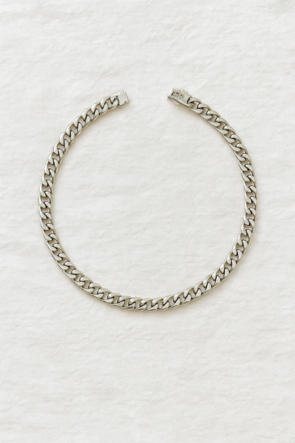 Titan | Collana da uomo in argento con maglia cubana - 45 cm - necklace for men NECKLACES - Concept Palermo