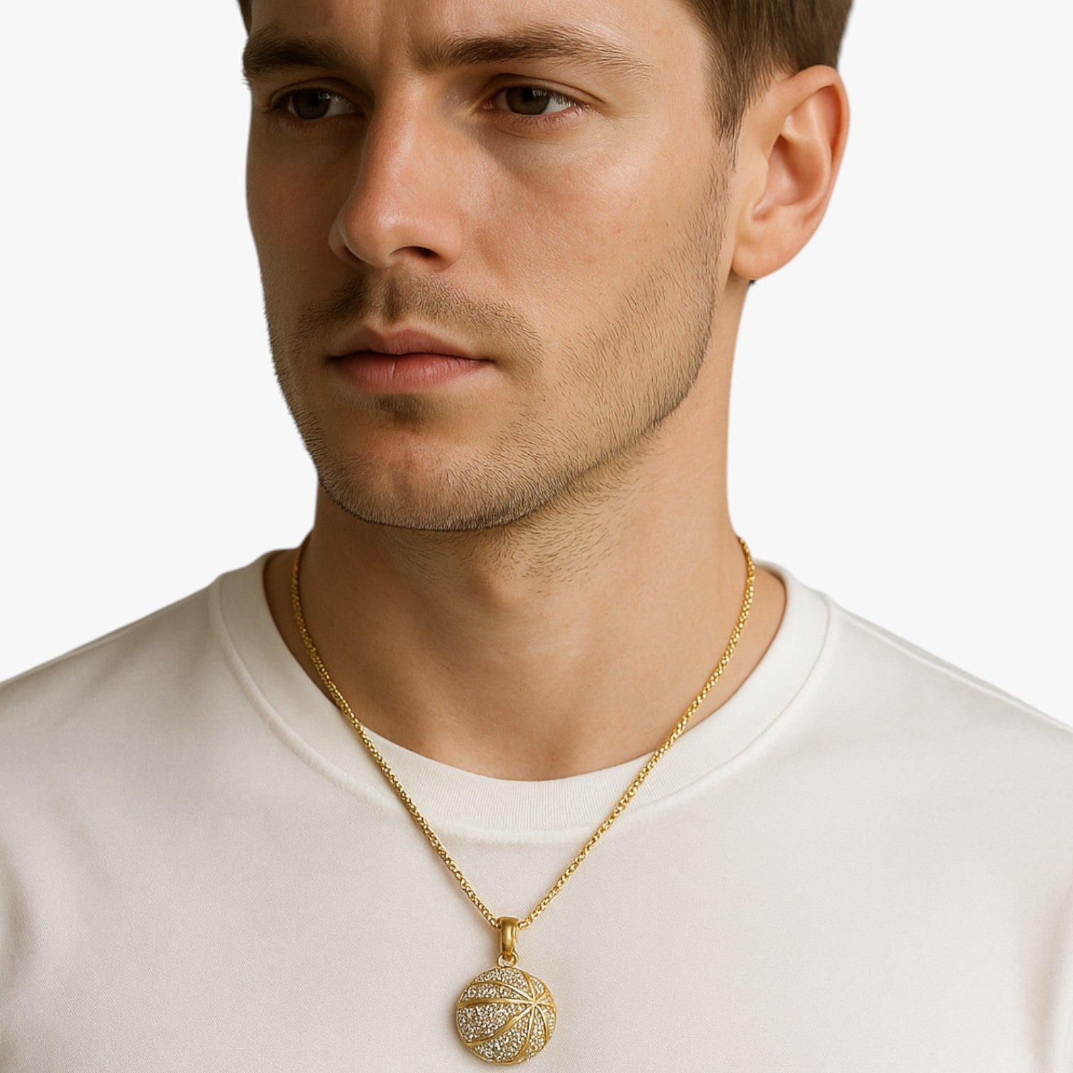 Kenji | Collana basket hip hop dorata - - necklace necklace for men NECKLACES - Concept Palermo