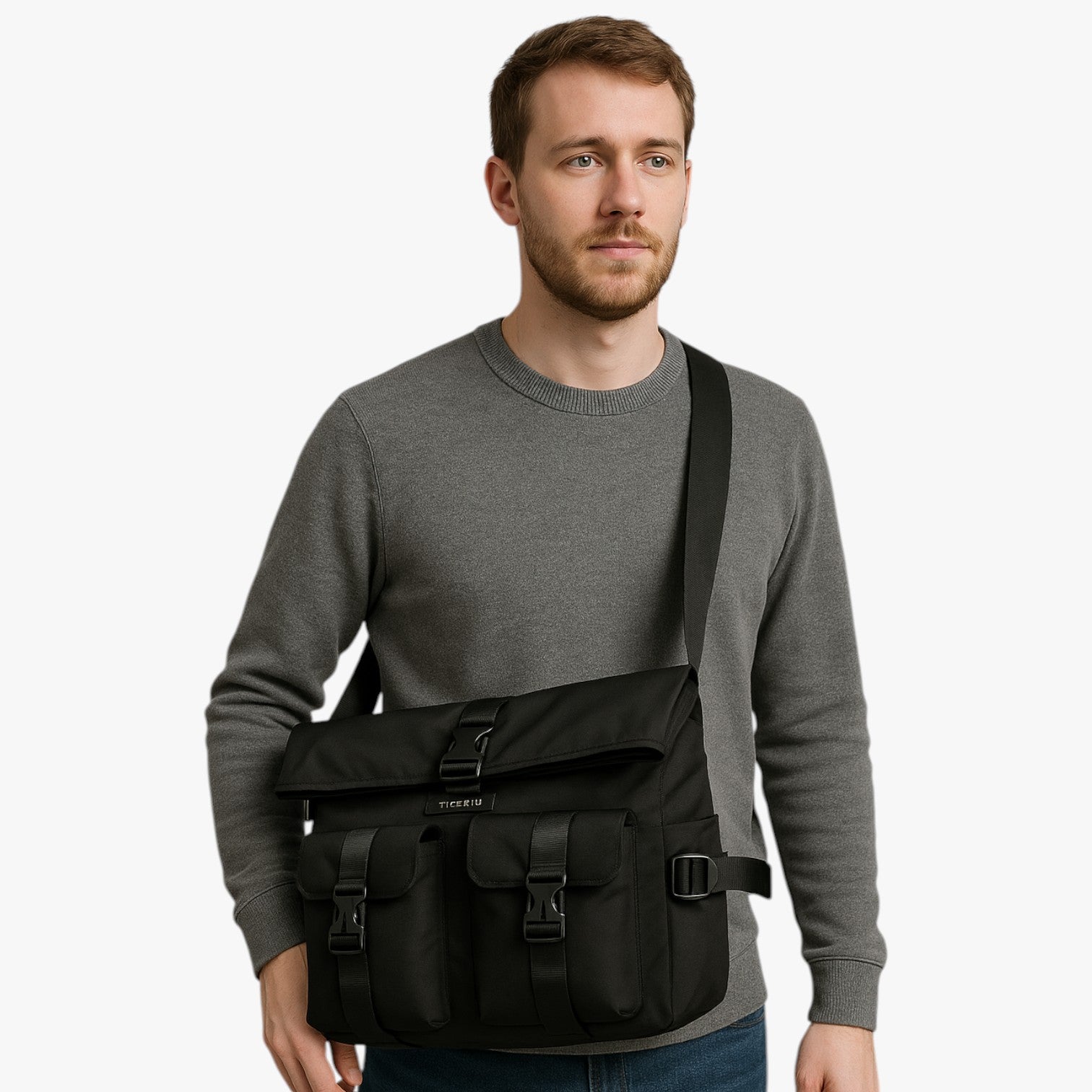 Alexis | Elegante borsa a tracolla per gli spostamenti quotidiani - - Bags bags for men mens bag - Concept Palermo