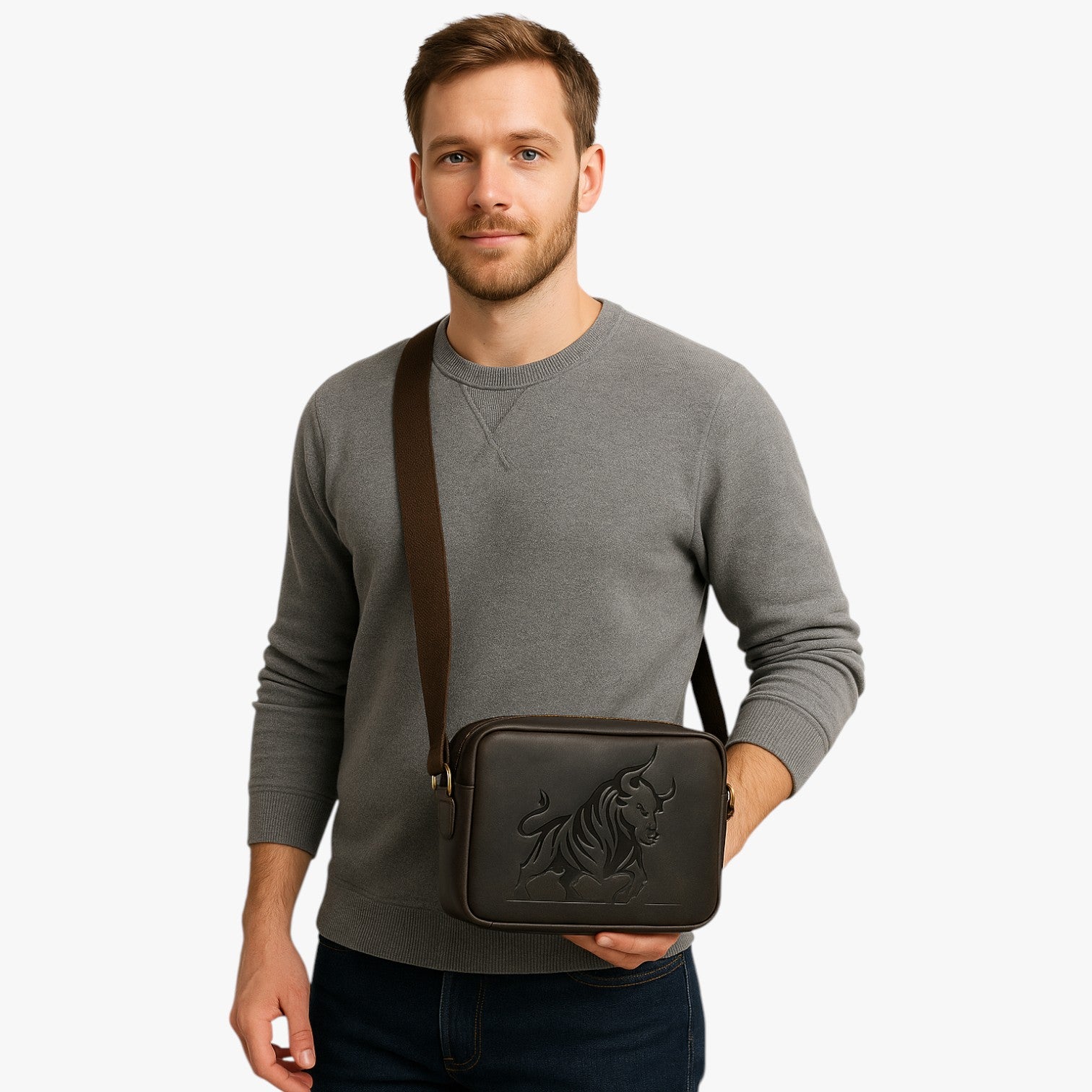 Ezekiel | Borsa a Tracolla Uomo YATBEST Elegante, Capiente, Pronta per Ogni Giorno - - bag Bags bags for men mens bag Shoulder Bags - Concept Palermo