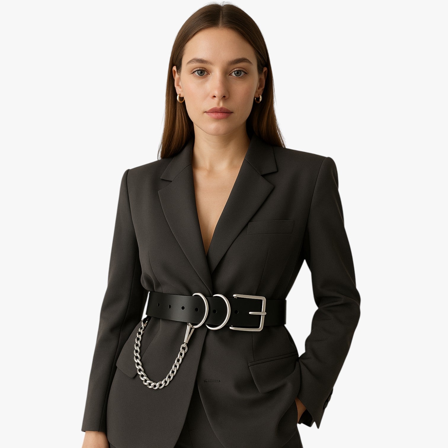 Alain | Vita punk con catena versatile - - belts for woman waist belt for women Womens belt - Concept Palermo