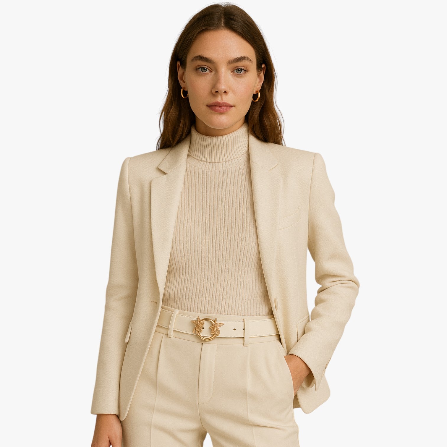 Sabrina | Cintura elegante in pelle con fibbia di design - - Belts waist belt for women Womens belt - Concept Palermo