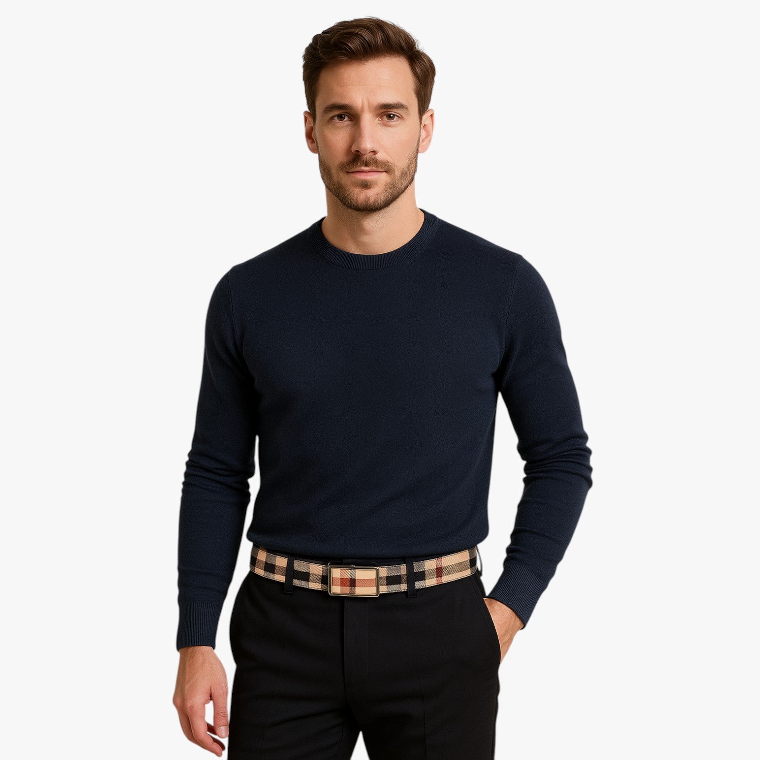 Carter | Cintura in pelle larga da uomo con fibbia elegante - - Belts waist belt for women Womens belt - Concept Palermo