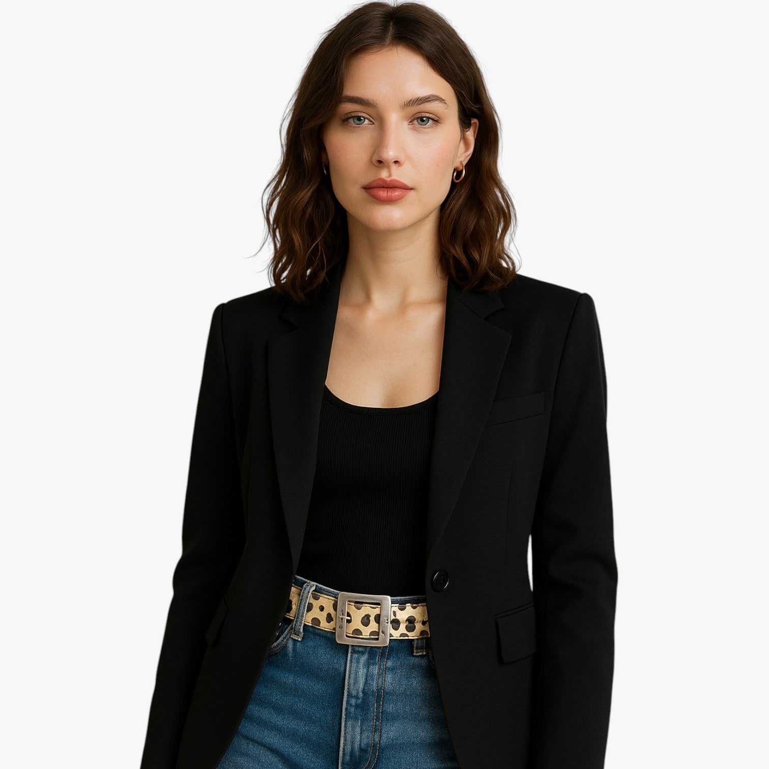 Dakota | Cintura Y2K Leopardata Stile Punk Vintage Donna - - Belts belts for woman waist belt for women Womens belt - Concept Palermo