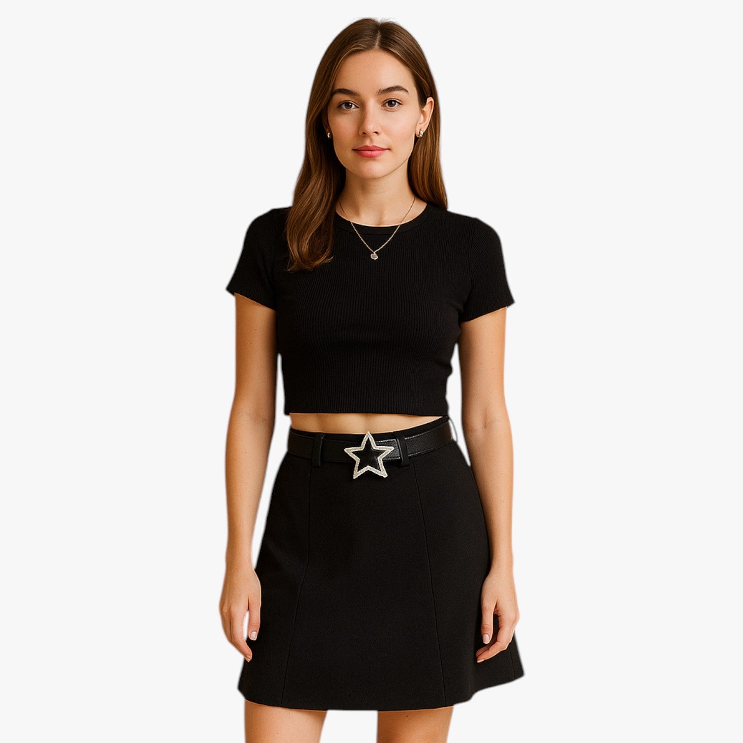 Evie | Cintura Y2K con strass per jeans - - belt Belts waist belt for women Womens belt - Concept Palermo