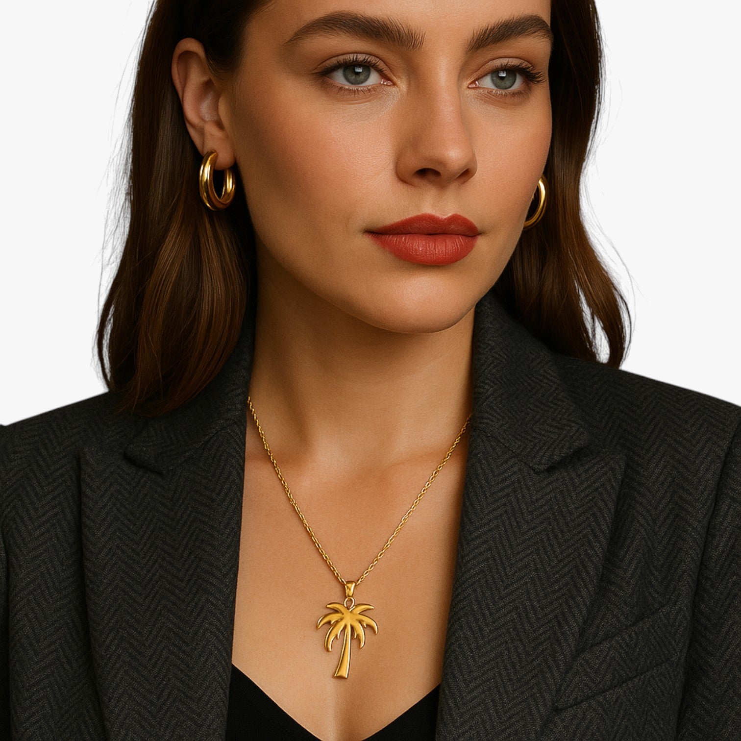 Kate | Delicata collana palma estiva - - elegant womens necklaces necklace NECKLACES Necklaces for Women - Concept Palermo