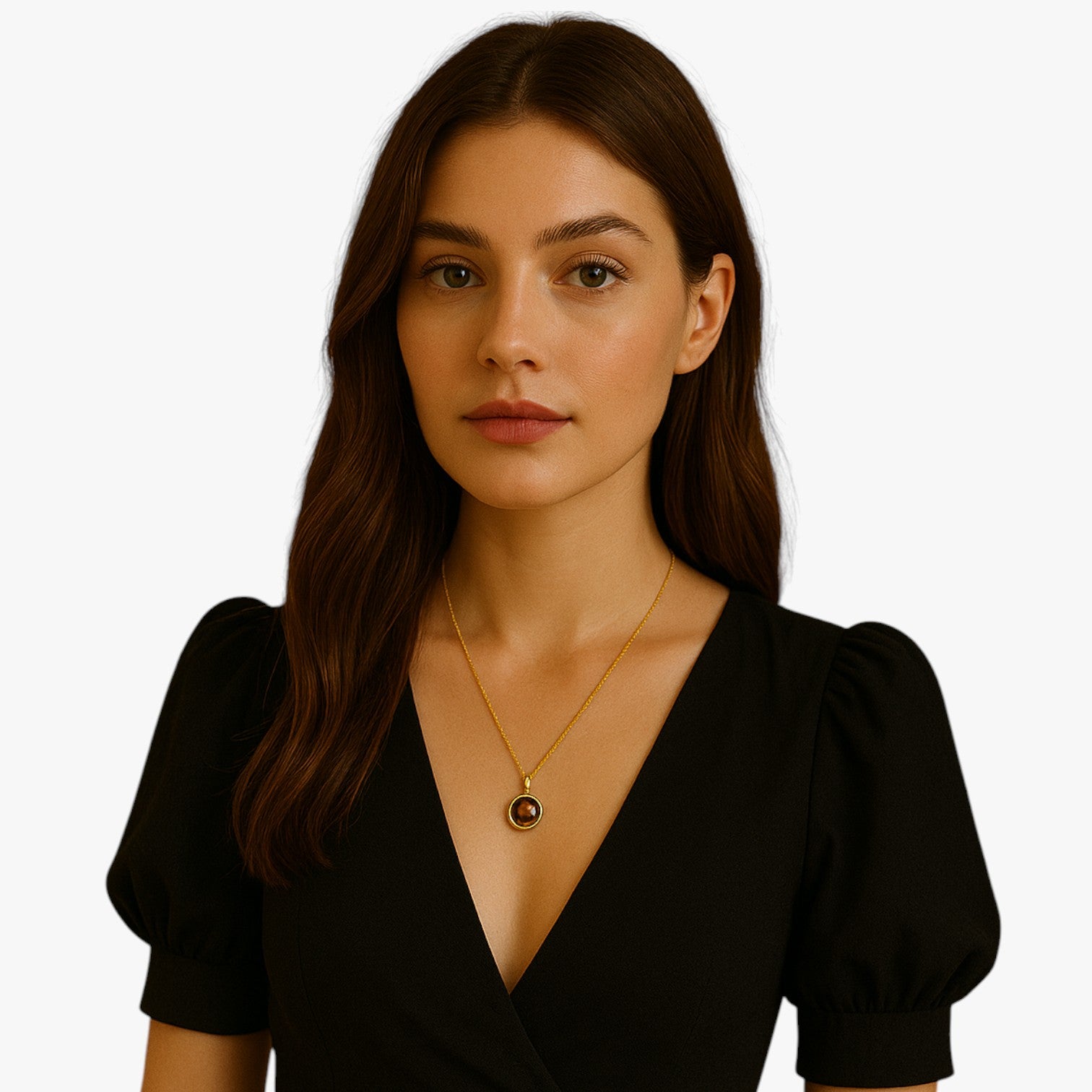 Eve | Collana vintage con pietra occhio di tigre - - necklace NECKLACES Necklaces for Women - Concept Palermo