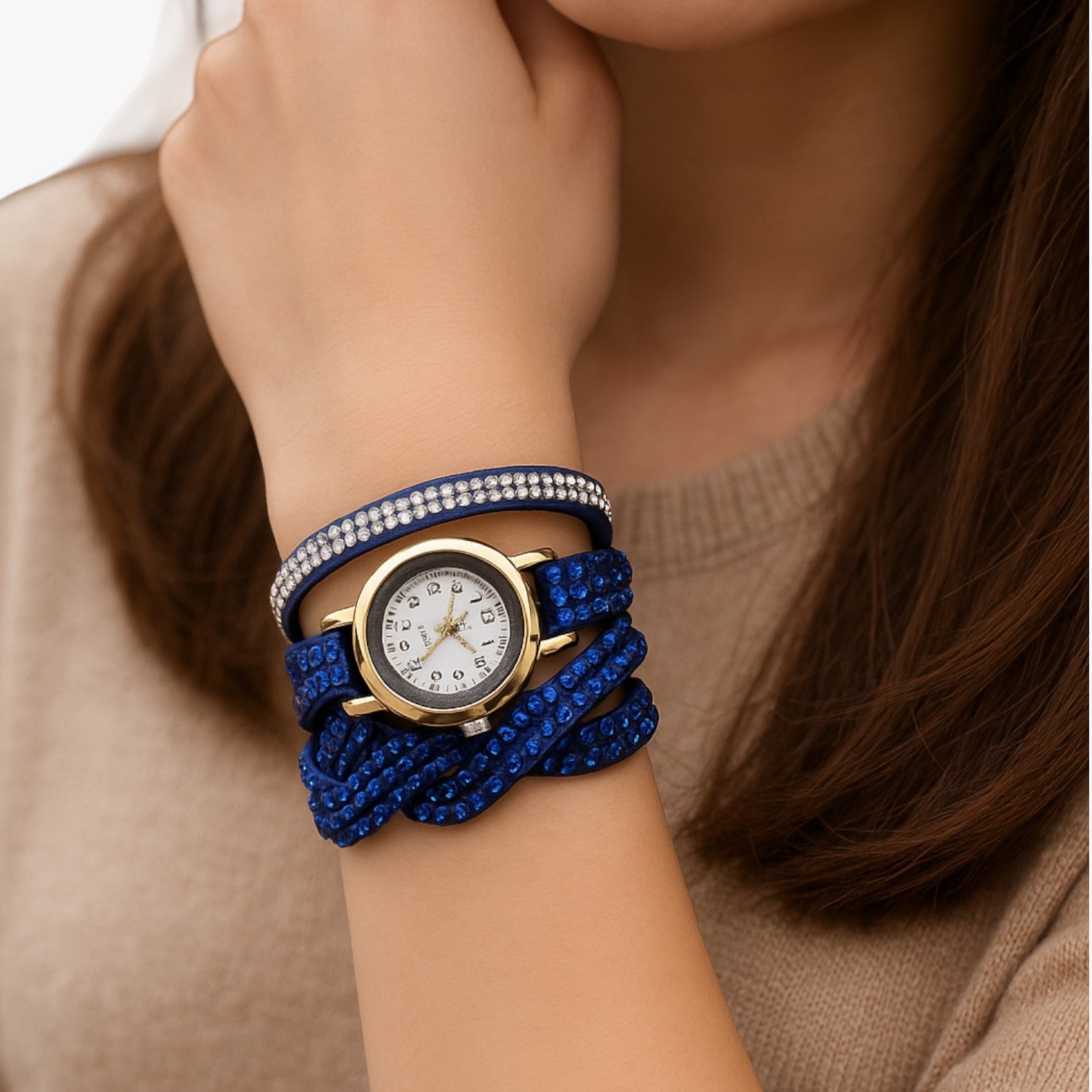 Heidi | Orologio da donna con cinturino lungo in pelle: eleganza e lucentezza in uno - - female watch watch watch for women - Concept Palermo