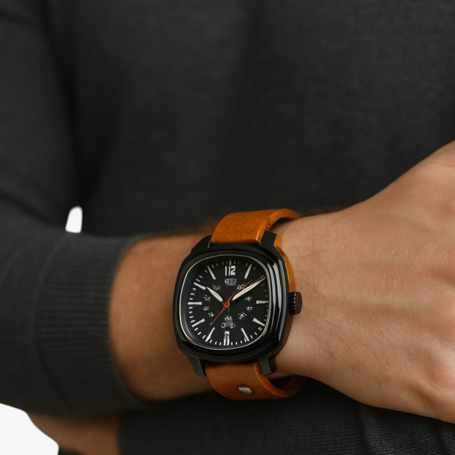 Lucca | Orologio vintage con cinturino in pelle - - watch watch for men watches - Concept Palermo