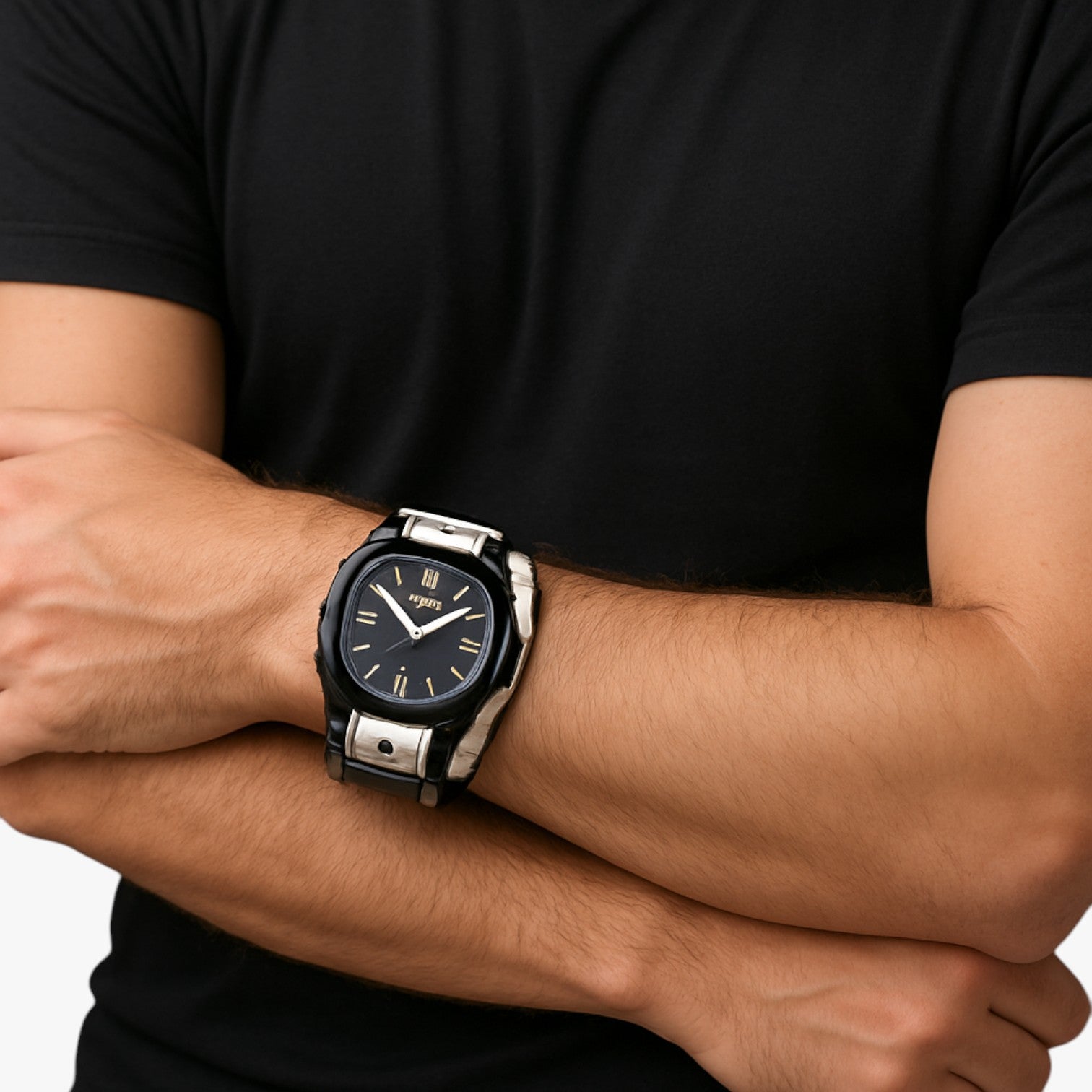 Alden | Orologio da uomo quadrato grande con cinturino in vera pelle - - watch watch for men watches WATCHES FOR MEN - Concept Palermo