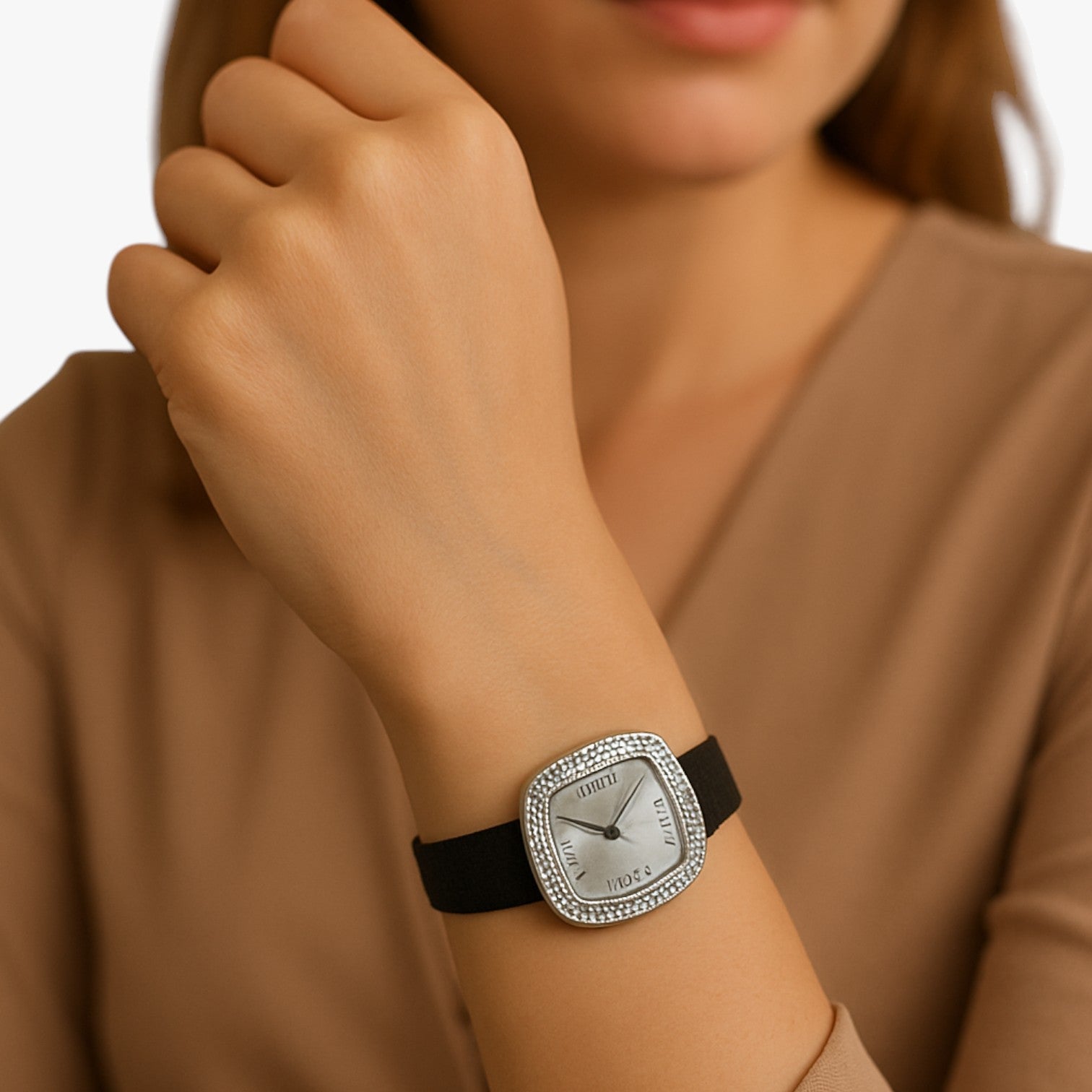 Blair | Elegante orologio quadrato in pelle - - female watch ladies watch watch watch for women watches - Concept Palermo