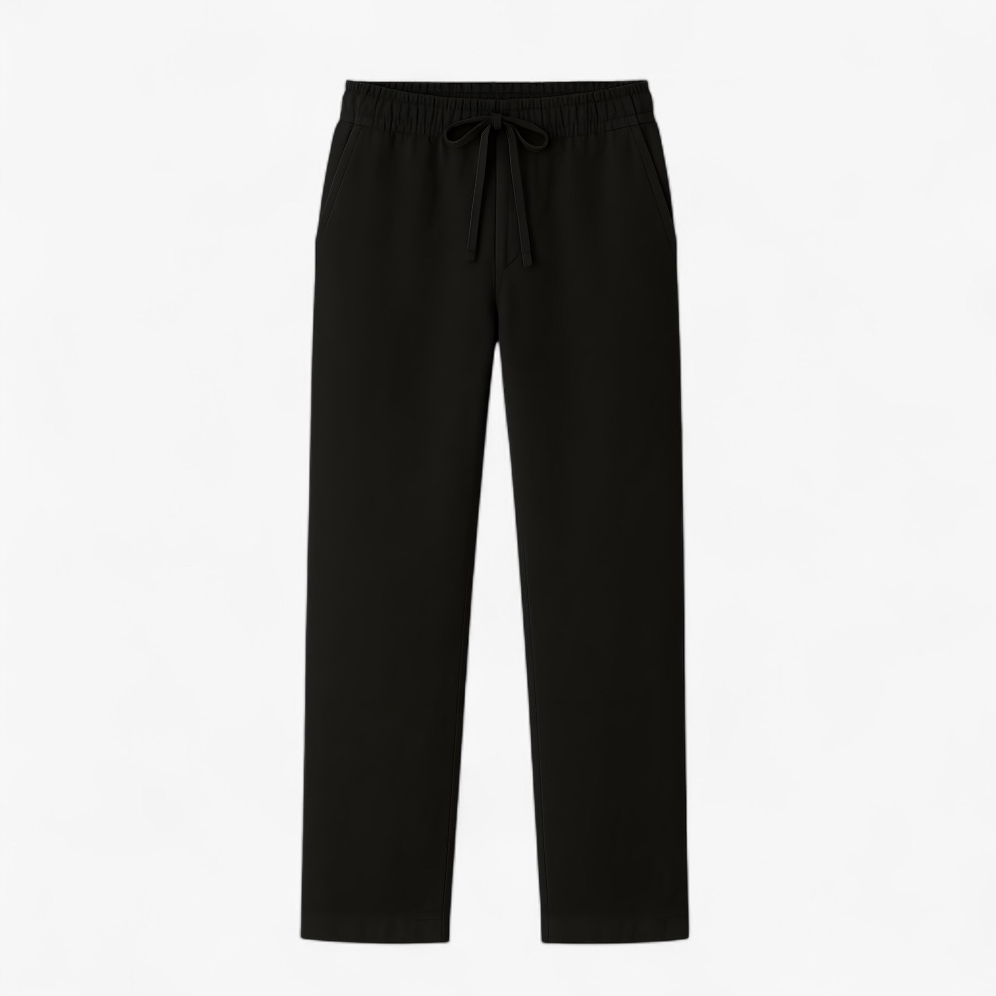 Oscar | Pantaloni in lino morbidi e comodi con coulisse - Nero - mode printemps été pantalon baggy homme pantalon chic et décontracté pantalon confortable pantalon en lin pantalon léger été pantalon respirant style décontracté vêtement décontracté masculin vêtements en lin - Concept Palermo
