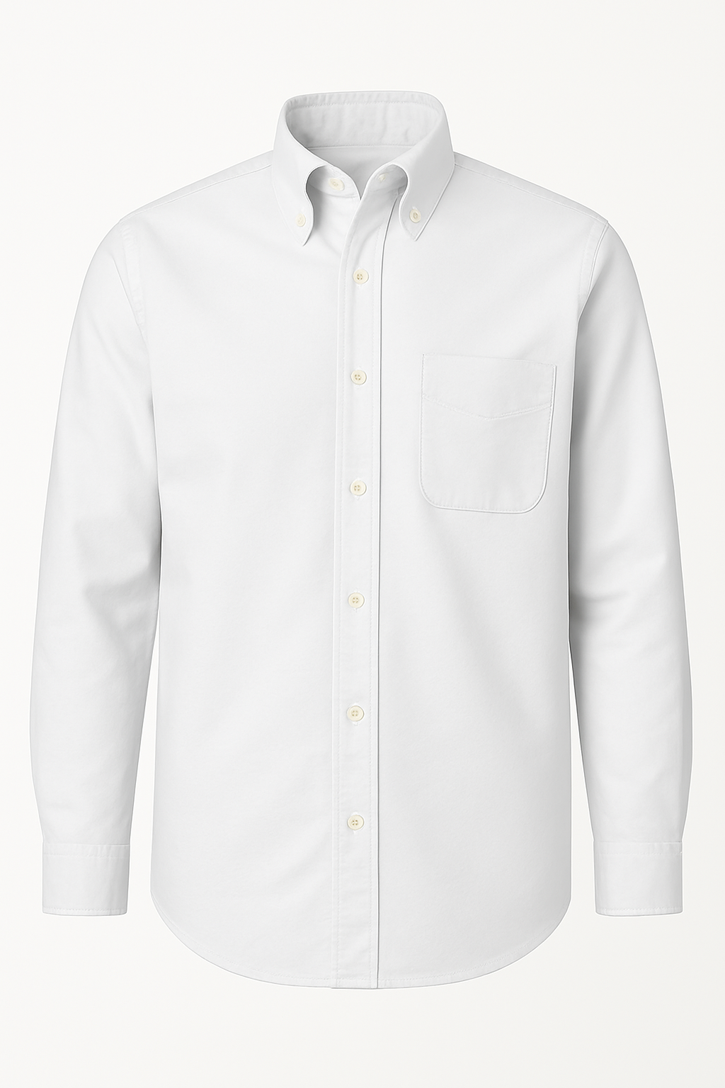 Ronald | Camicia classica in cotone a maniche lunghe – Stile senza tempo in diversi colori - Bianco - men's polo men's polo shirt Shirts und Polos - Concept Palermo