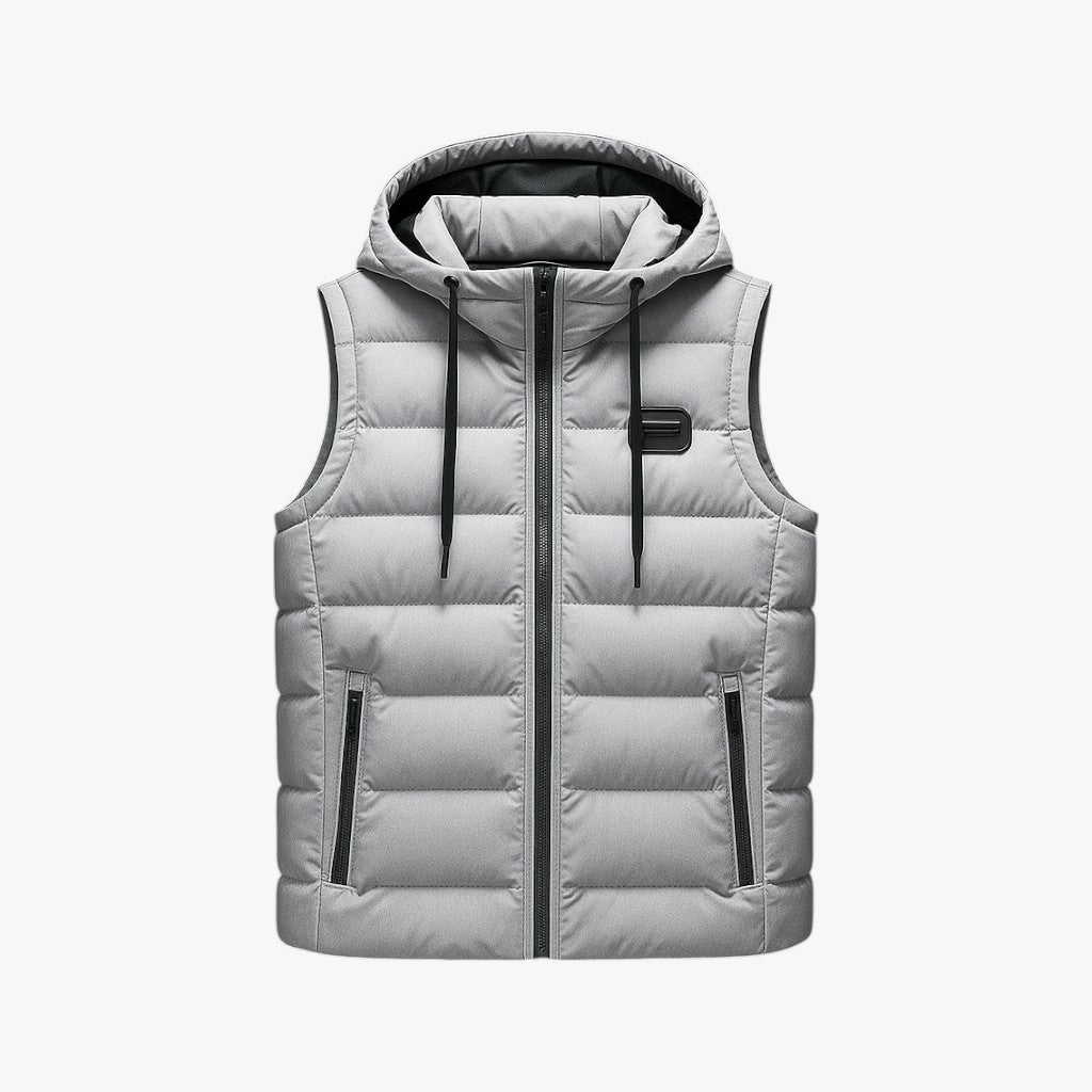 Clément | Gilet Invernale - Spessore Morbido per Massimo Comfort - Grigio - Alltagskleidung Bequeme Passform Freizeitkleidung Herbstmode Herrenmode Jacken Klassisches Design Oberbekleidung Stilvoller Look Warme Jacke Wintermantel - Concept Palermo