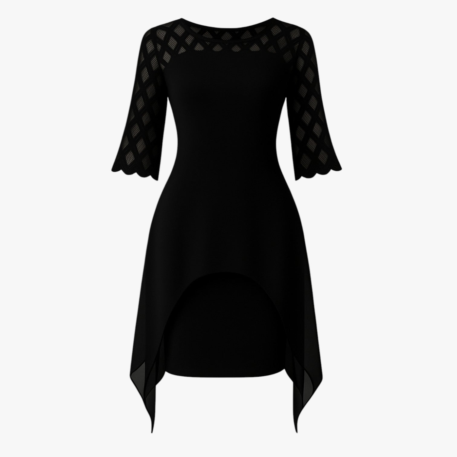 Elegantemente | Abito Elegante Taglie Forti - Stile Sicuro e Versatile - Nero - ALL Damen Damenbekleidung Damenkollektion Kleid Kleider in Übergröße Kleidung Plusgröße - Concept Palermo