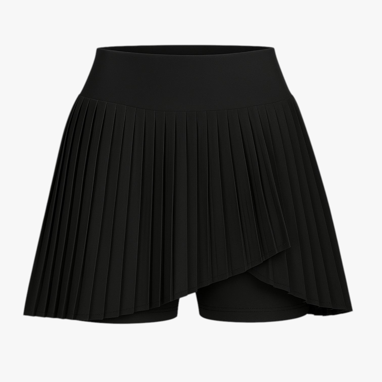 Nora | Vestito sportivo plissettato elasticizzato con tasche - Sort - - Concept Palermo