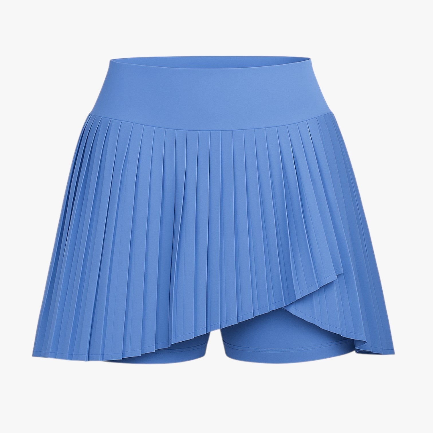 Nora | Vestito sportivo plissettato elasticizzato con tasche - Himmelblå - - Concept Palermo