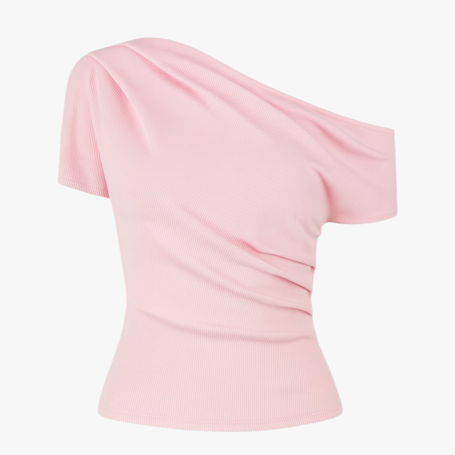 Sienna | Top estivo slim-fit a maniche corte senza spalline - 11204-80-lyserød - - Concept Palermo