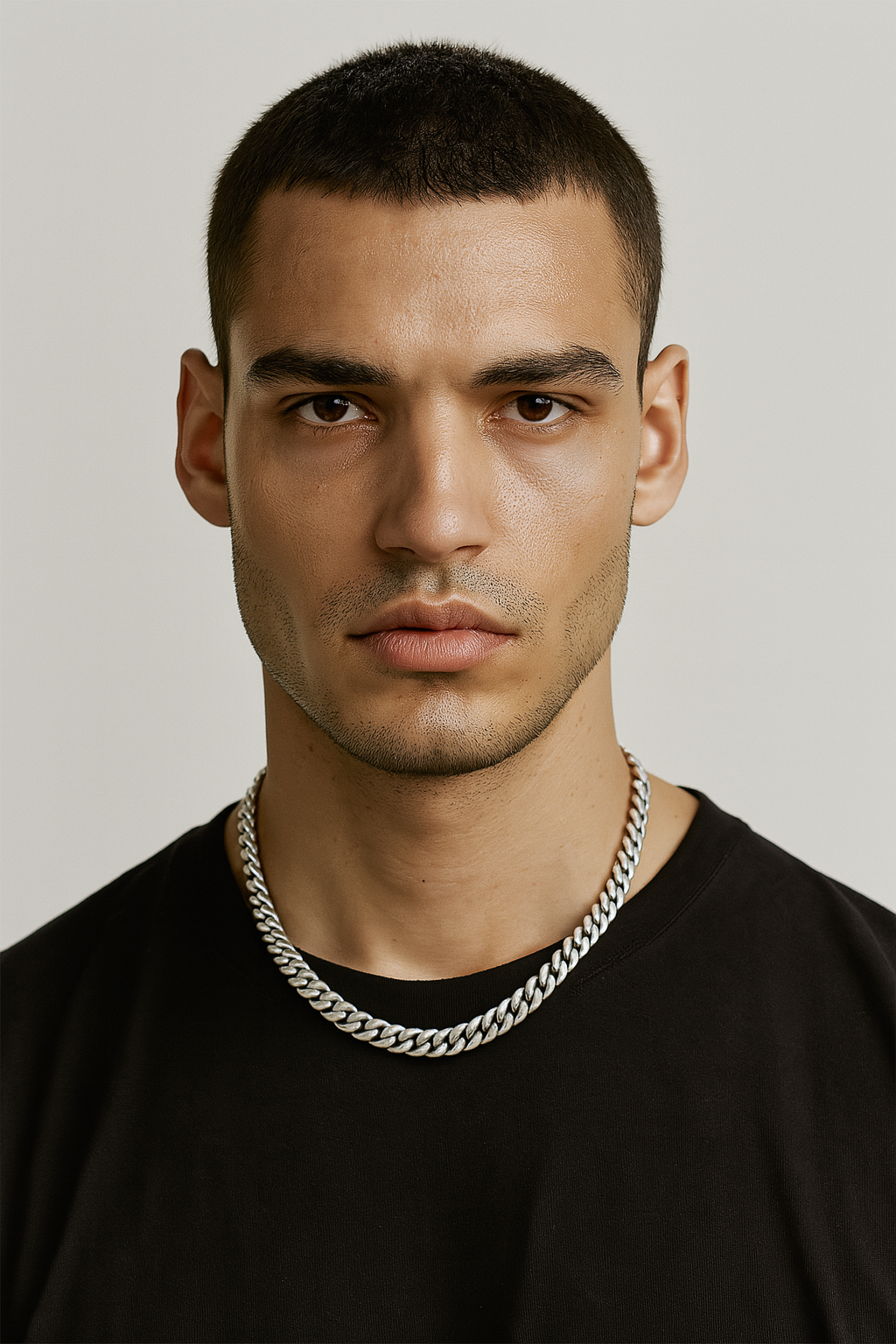 Titan | Collana da uomo in argento con maglia cubana - - necklace for men NECKLACES - Concept Palermo