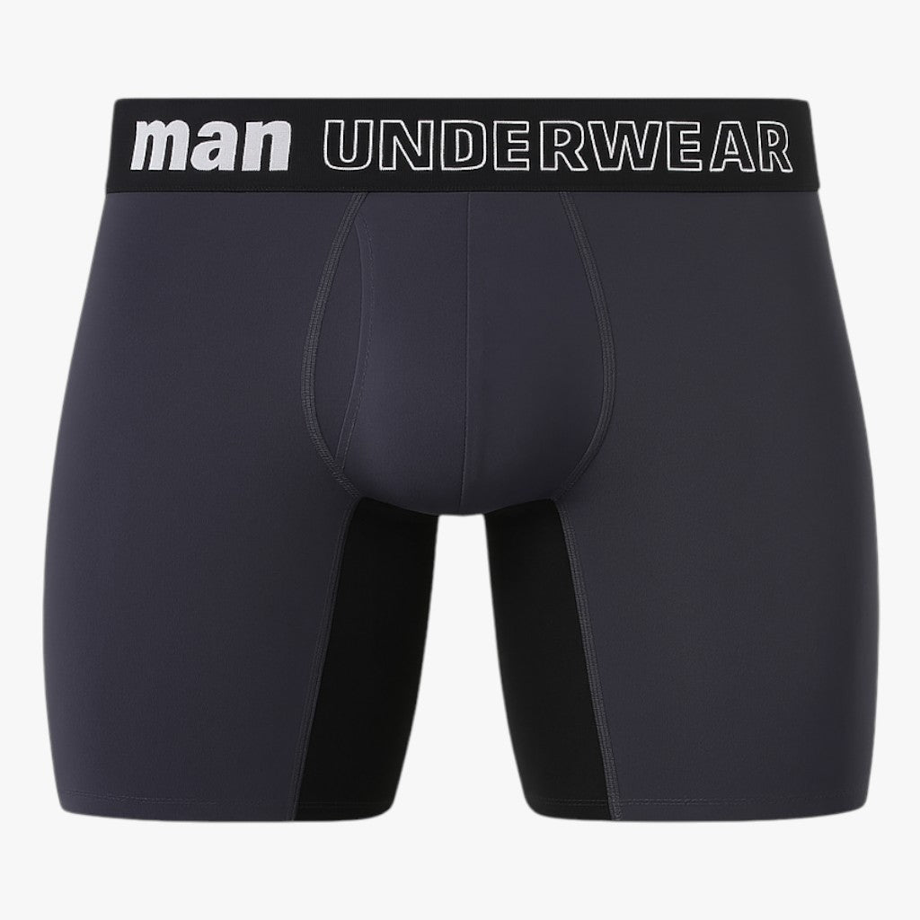 Donald™ | Intimo - Fibra di bambù - Premium - Con apertura (3+1 Gratis) - Grigio - Nero - - Concept Palermo